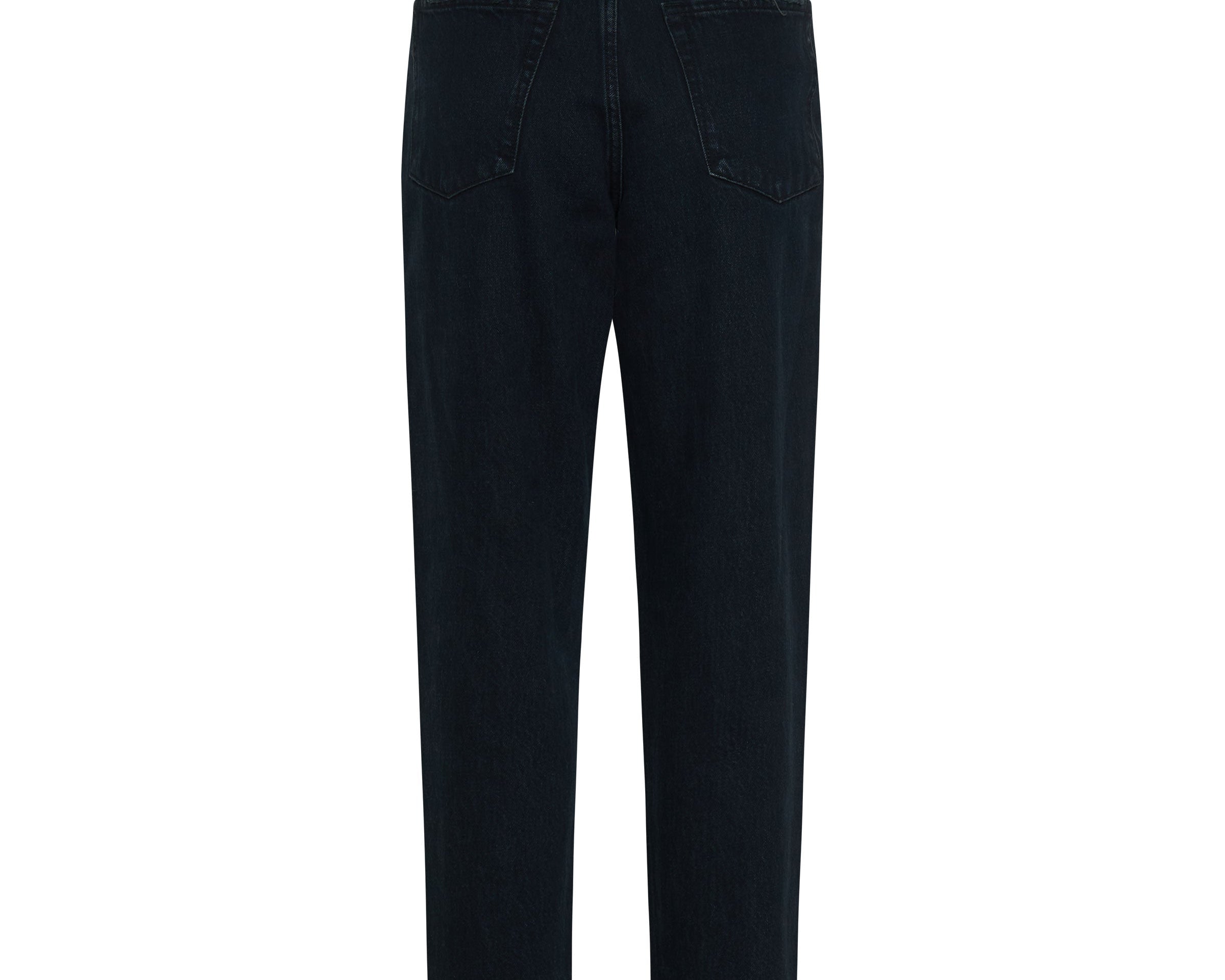 Legends High Waist Straight Leg Denim Jeans - Fox Black