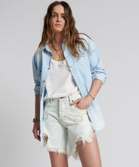HOLLYWOOD FRANKIES LONG LENGTH DENIM SHORT