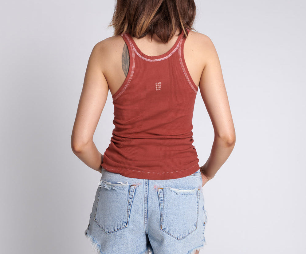 BOSSA RED BOWER BIRD SINGLET