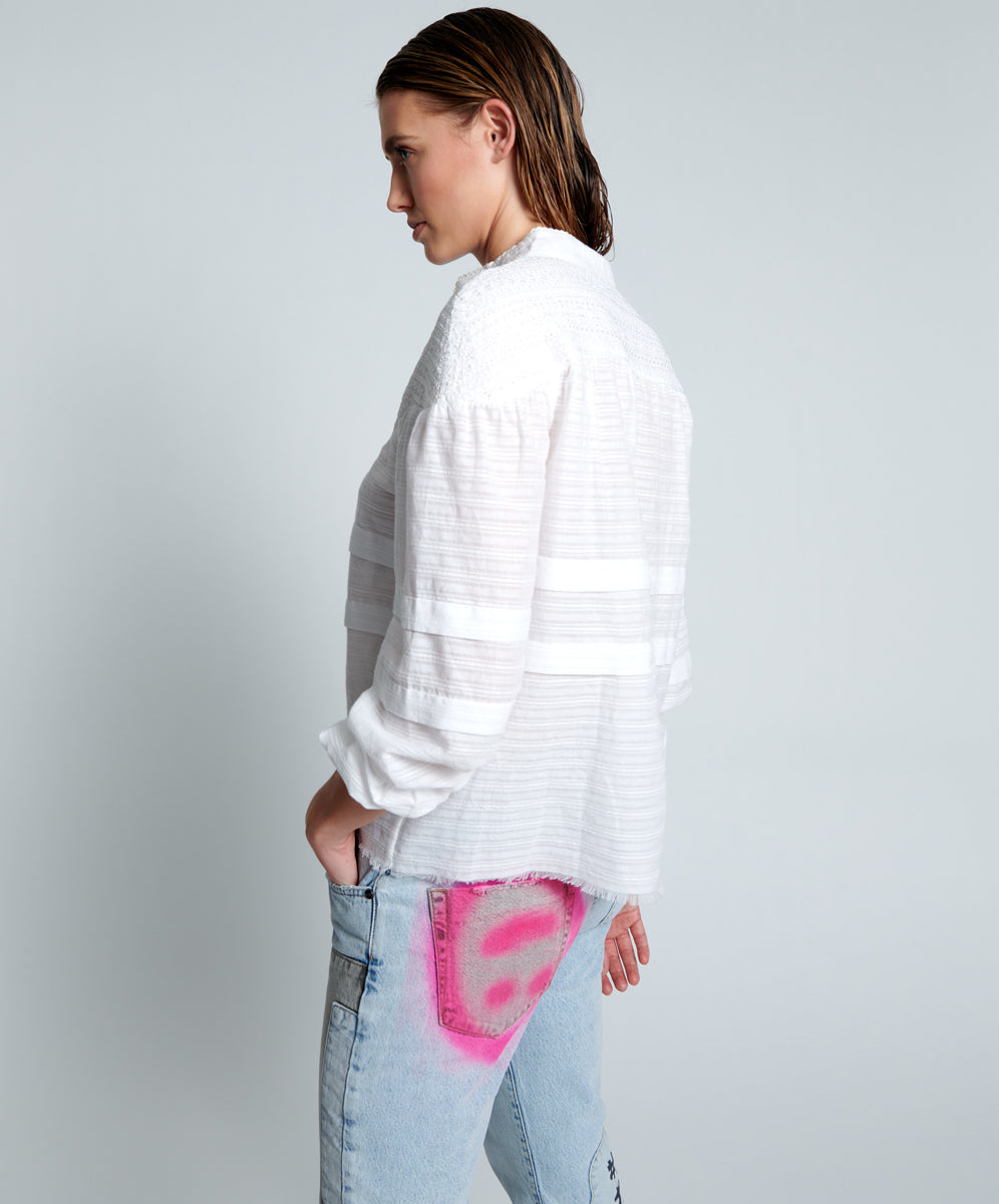 Products Pure Desert Angel Longsleeve Top - White