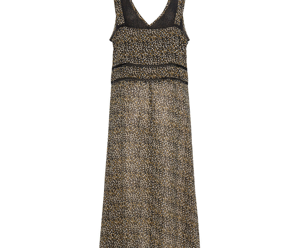 Night Lover Long Line Maxi Dress - Animal