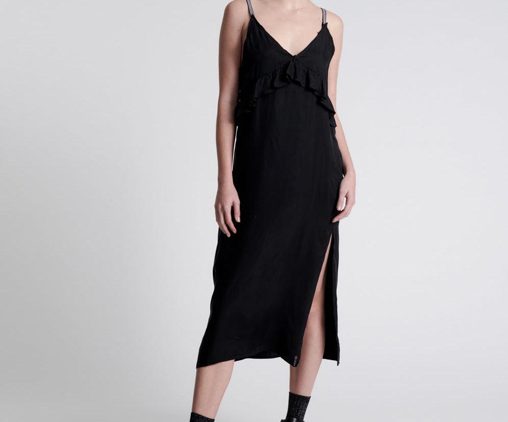 LUCKY STREAK SLIP DRESS