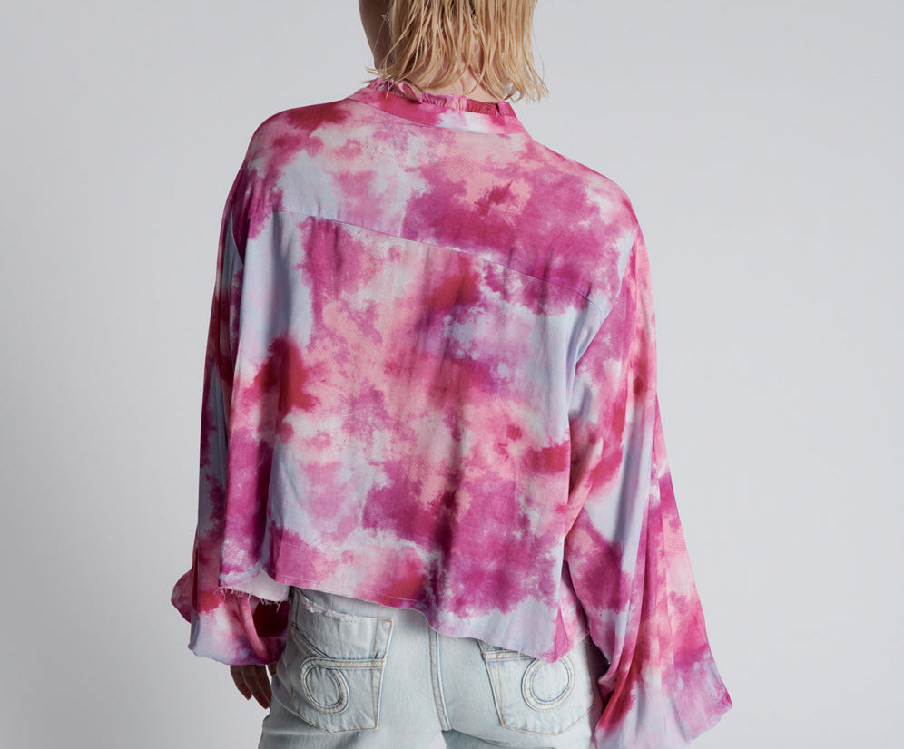 PINK TORNADO RECYCLED RHIANNON TOP