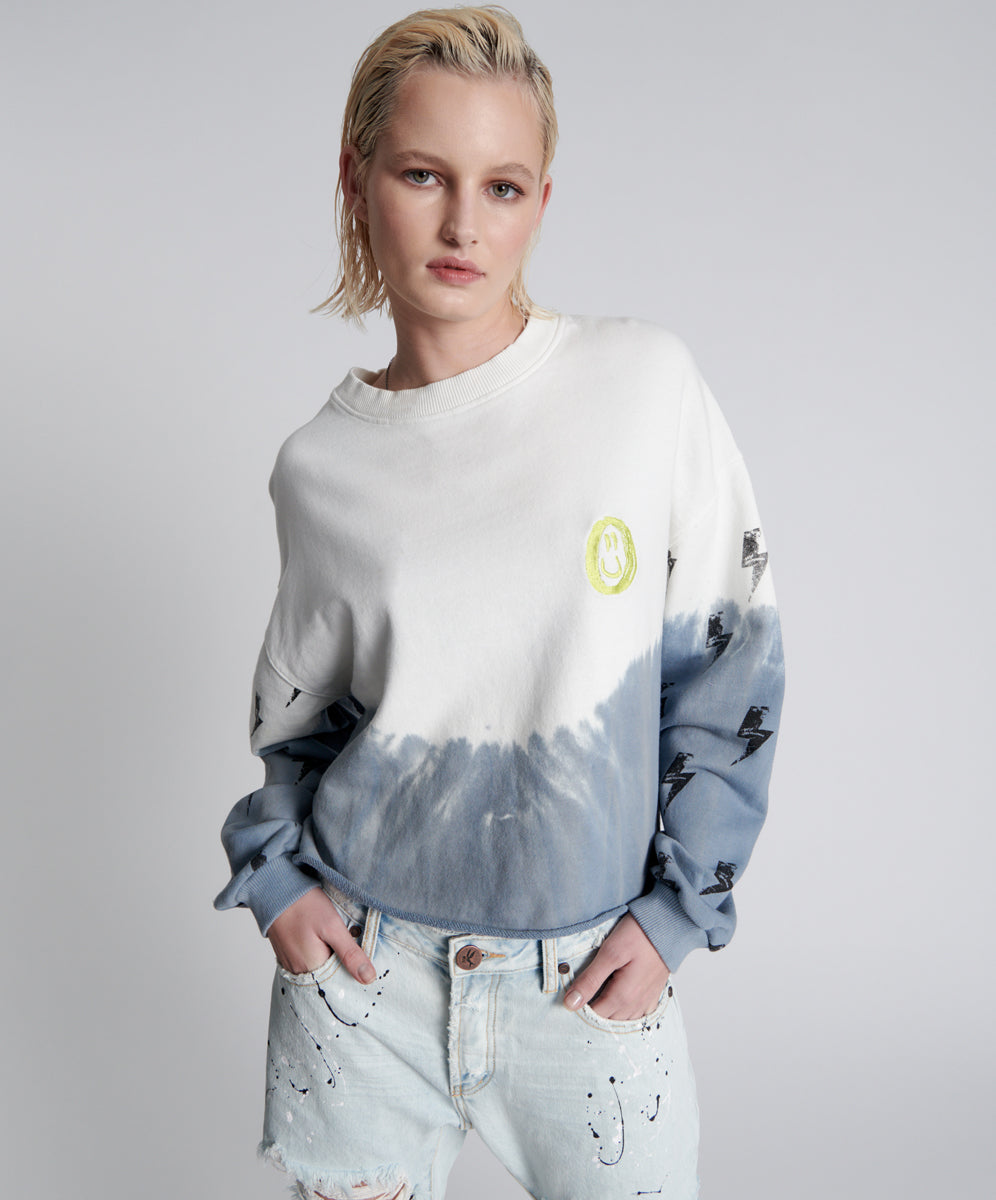 Products SMOKE AND LIGHTNING CROPPED SWEATER