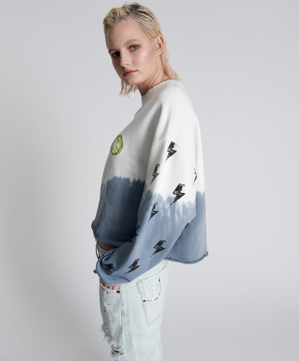 Products SMOKE AND LIGHTNING CROPPED SWEATER