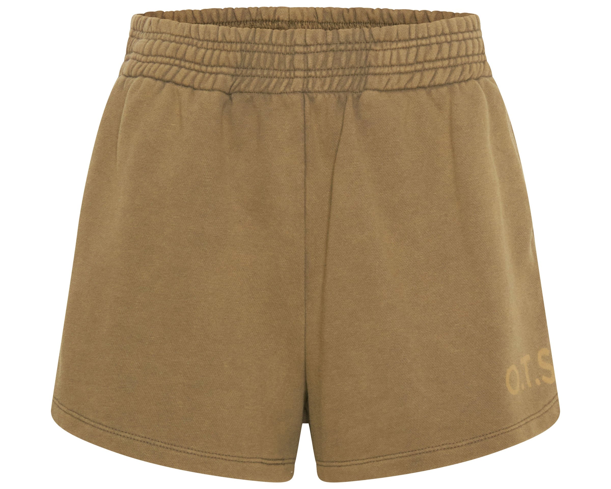 OTS HIGH WAIST HUSTLE SHORTS KHAKI