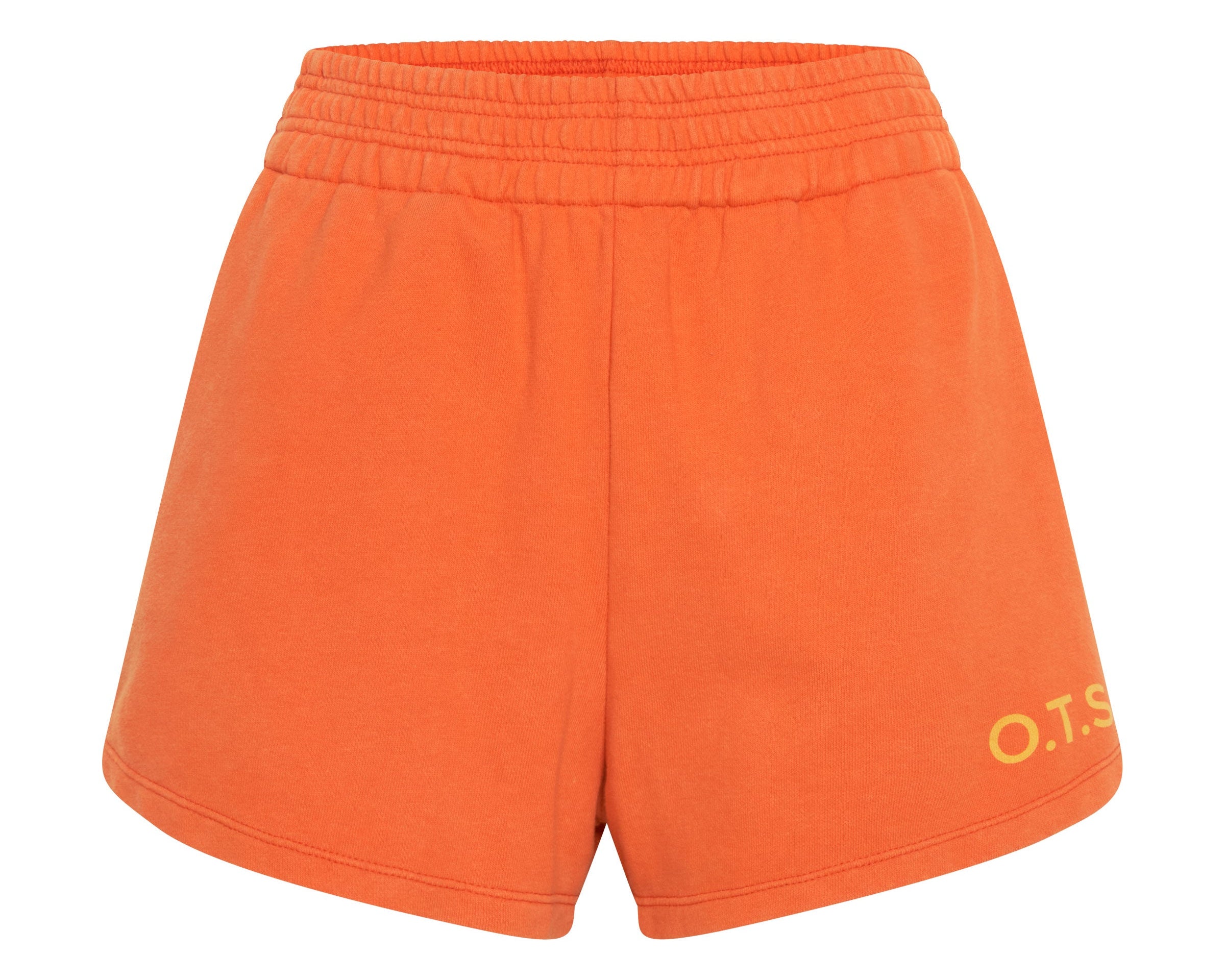 O.T.S High Waist Hustle Shorts - Electric Orange