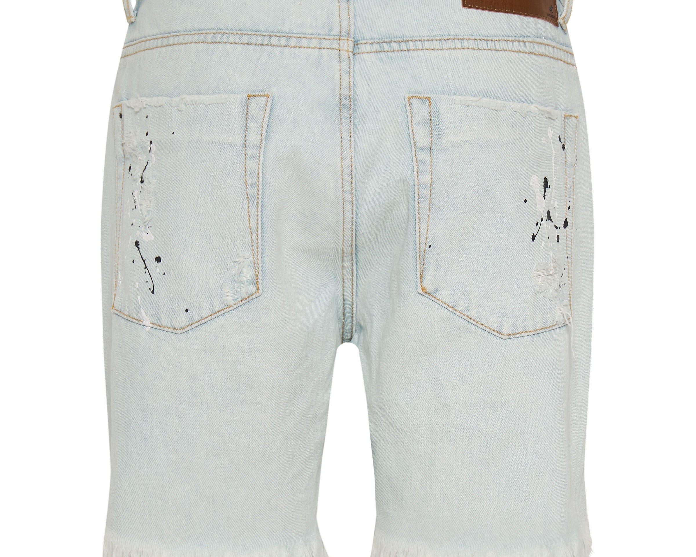 FLORENCE PAINTED STEVIES LONG LENGTH BOYFRIEND SHORTS