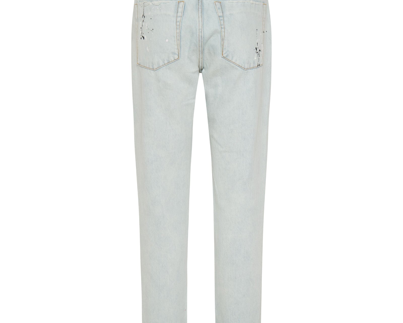 Awesome Baggies High Waist Straight Leg Denim Jeans - Florence Painted