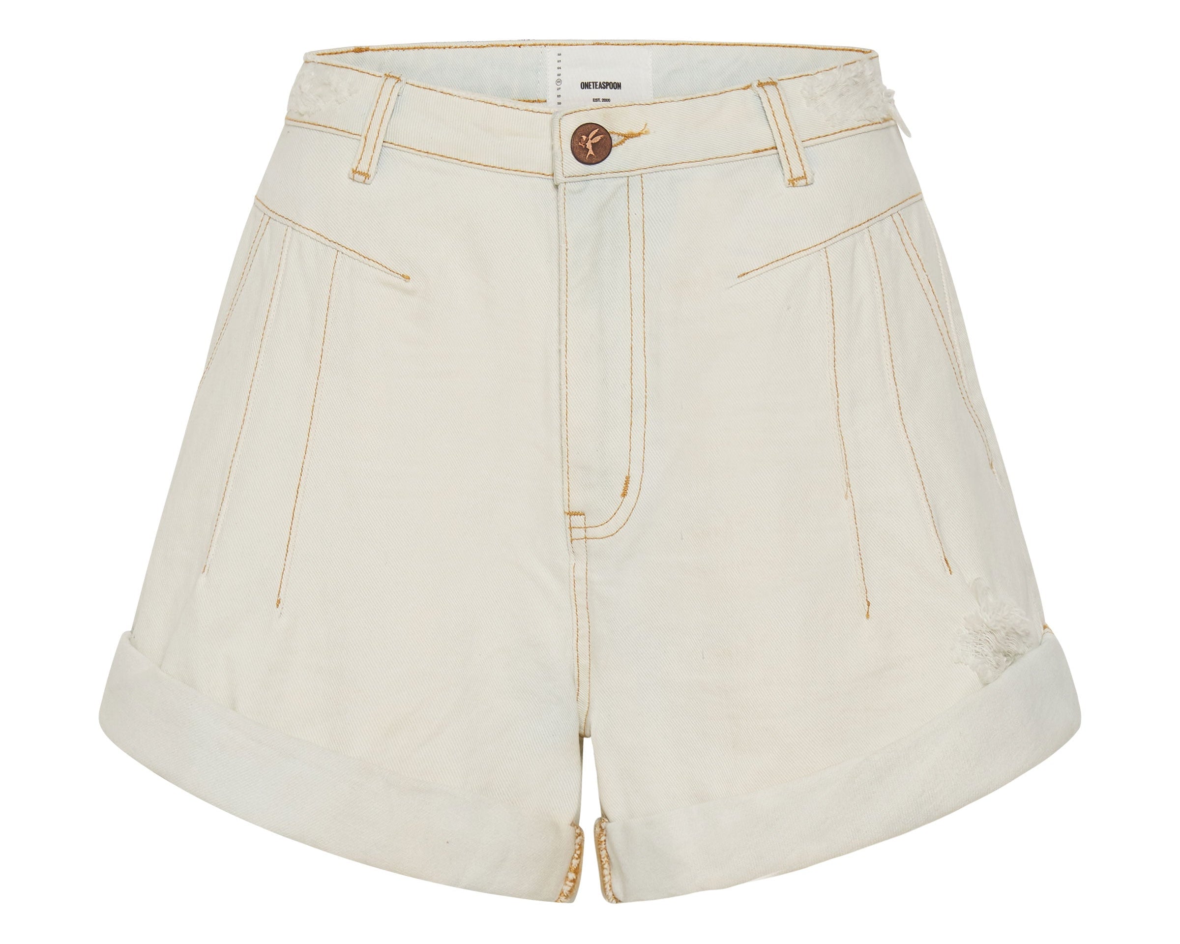 Streetwalkers High Waist 80S Fit Denim Shorts - Xanthe