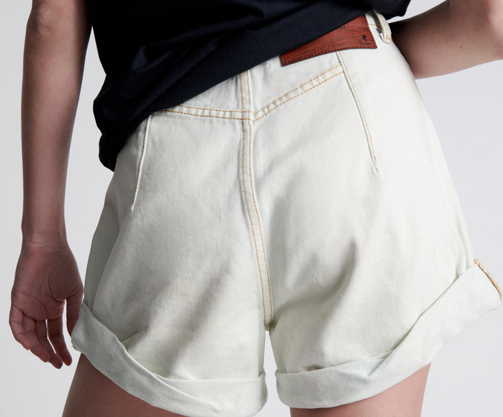 Streetwalkers High Waist 80S Fit Denim Shorts - Xanthe
