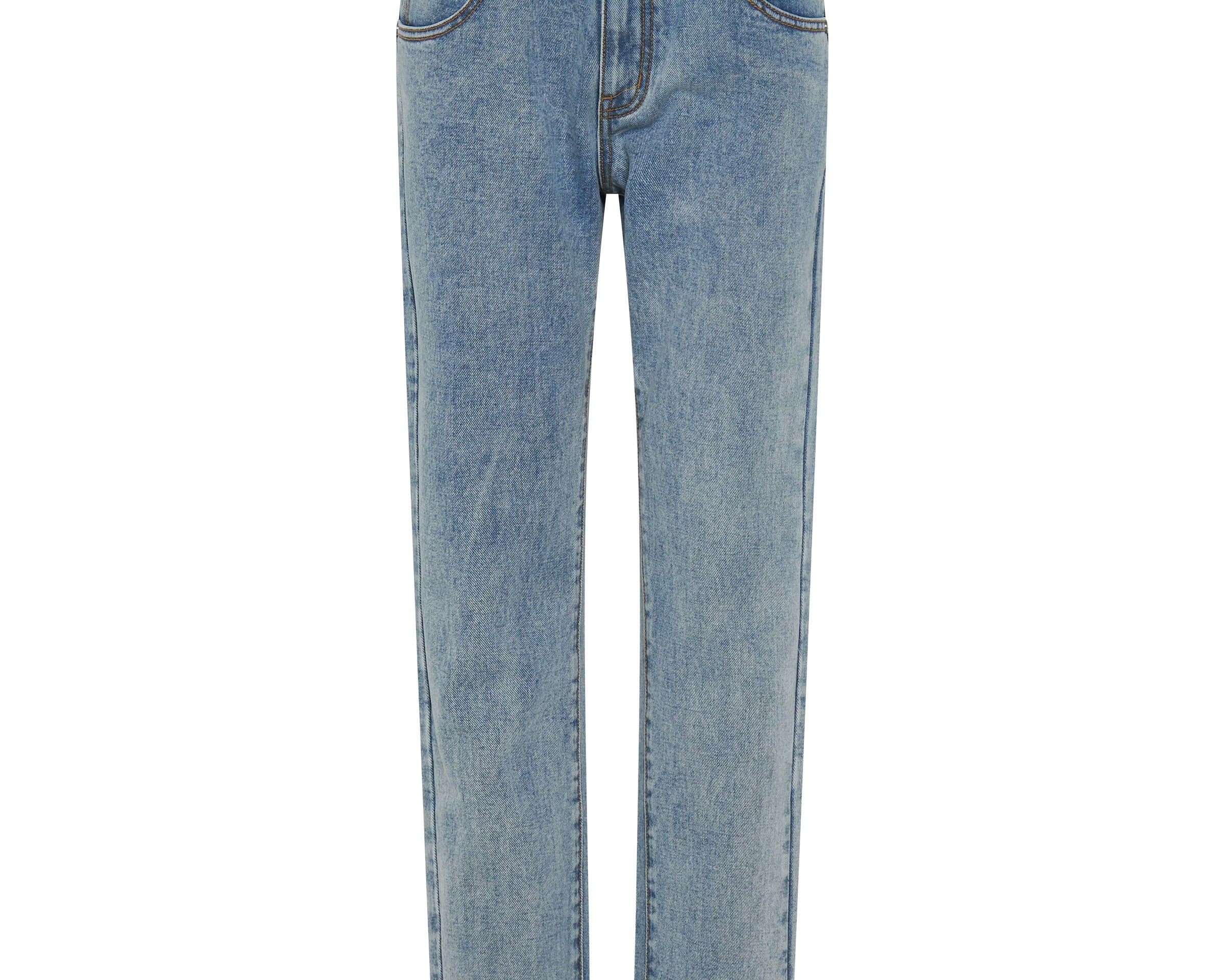 HOLLYWOOD HILLS TRUCKERS MID RISE STRAIGHT LEG JEANS