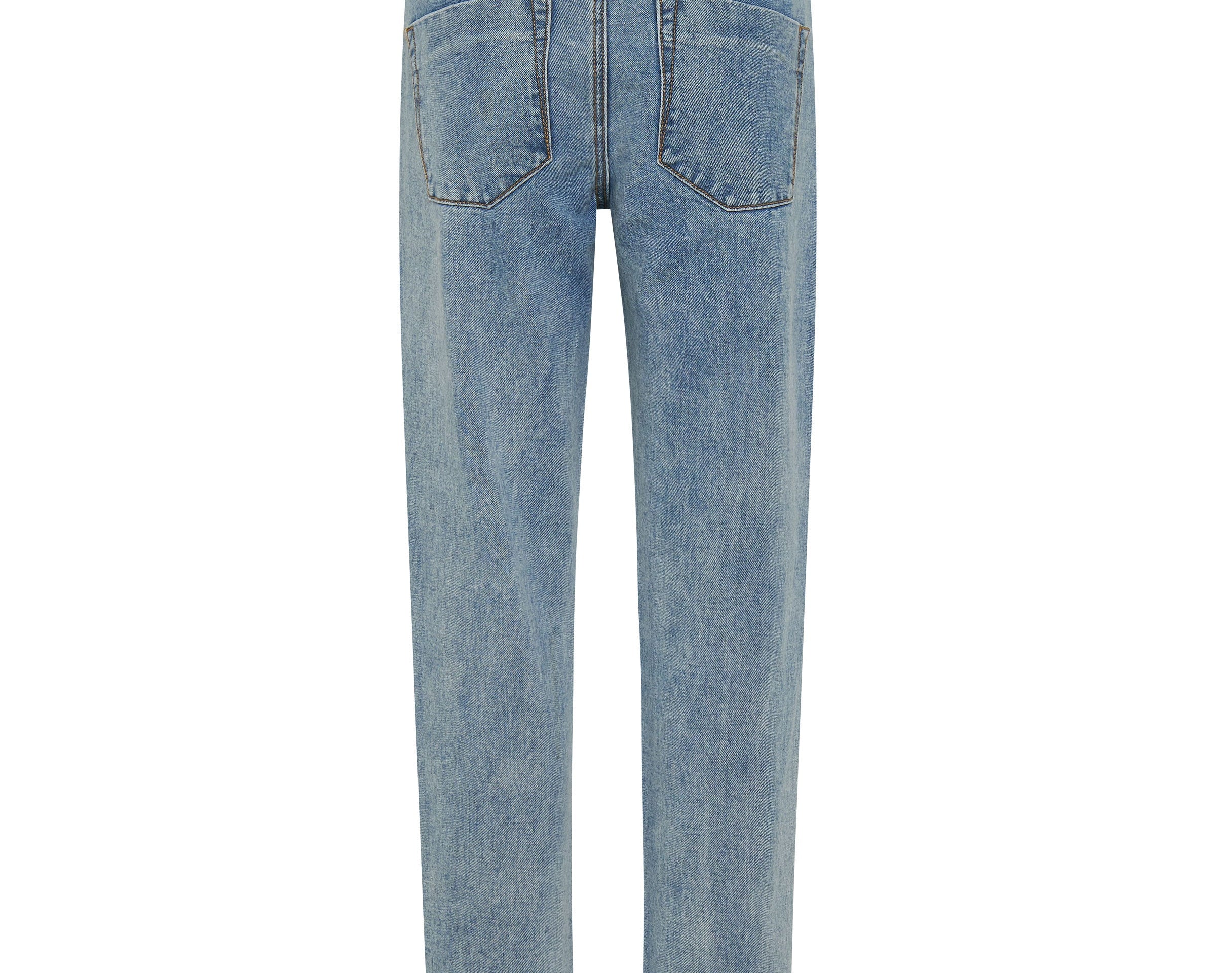 HOLLYWOOD HILLS TRUCKERS MID RISE STRAIGHT LEG JEANS