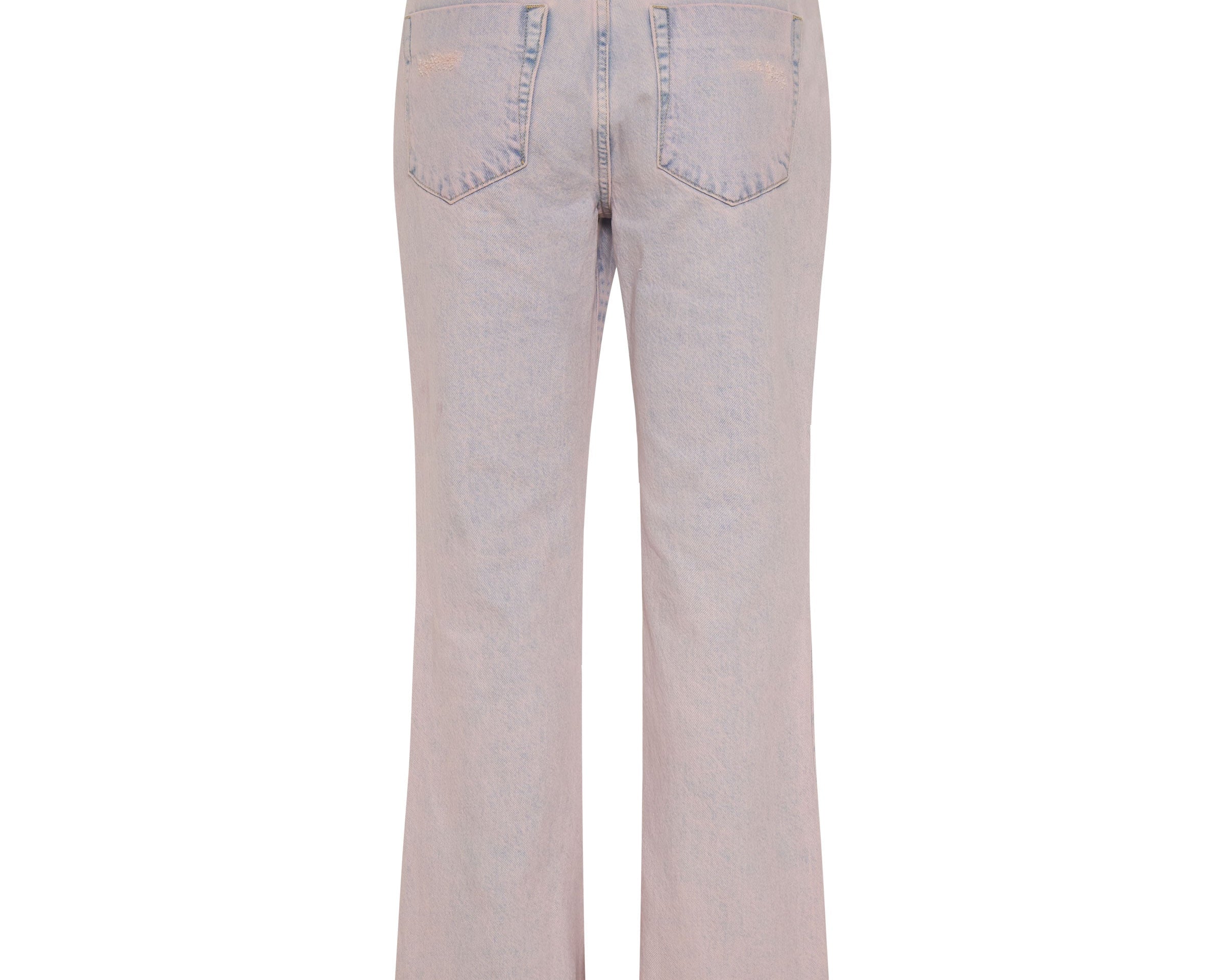 Charlie High Waist Slim Flared Denim Jeans - Pink Haze