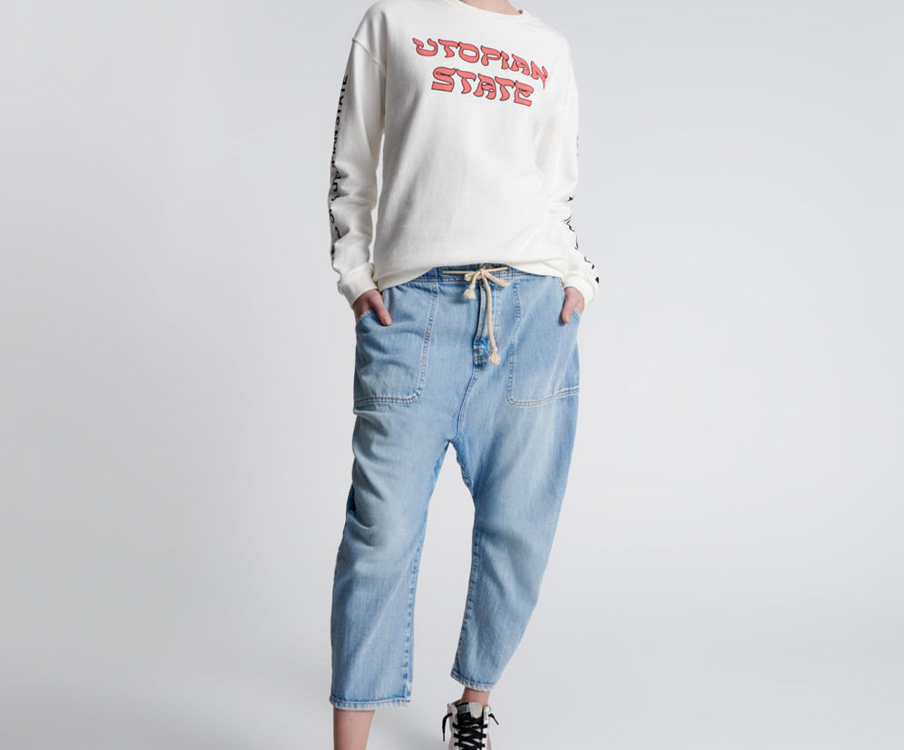 WORN OUT HENDRIXE SHABBY KINGPINS BOYFRIEND JEANS