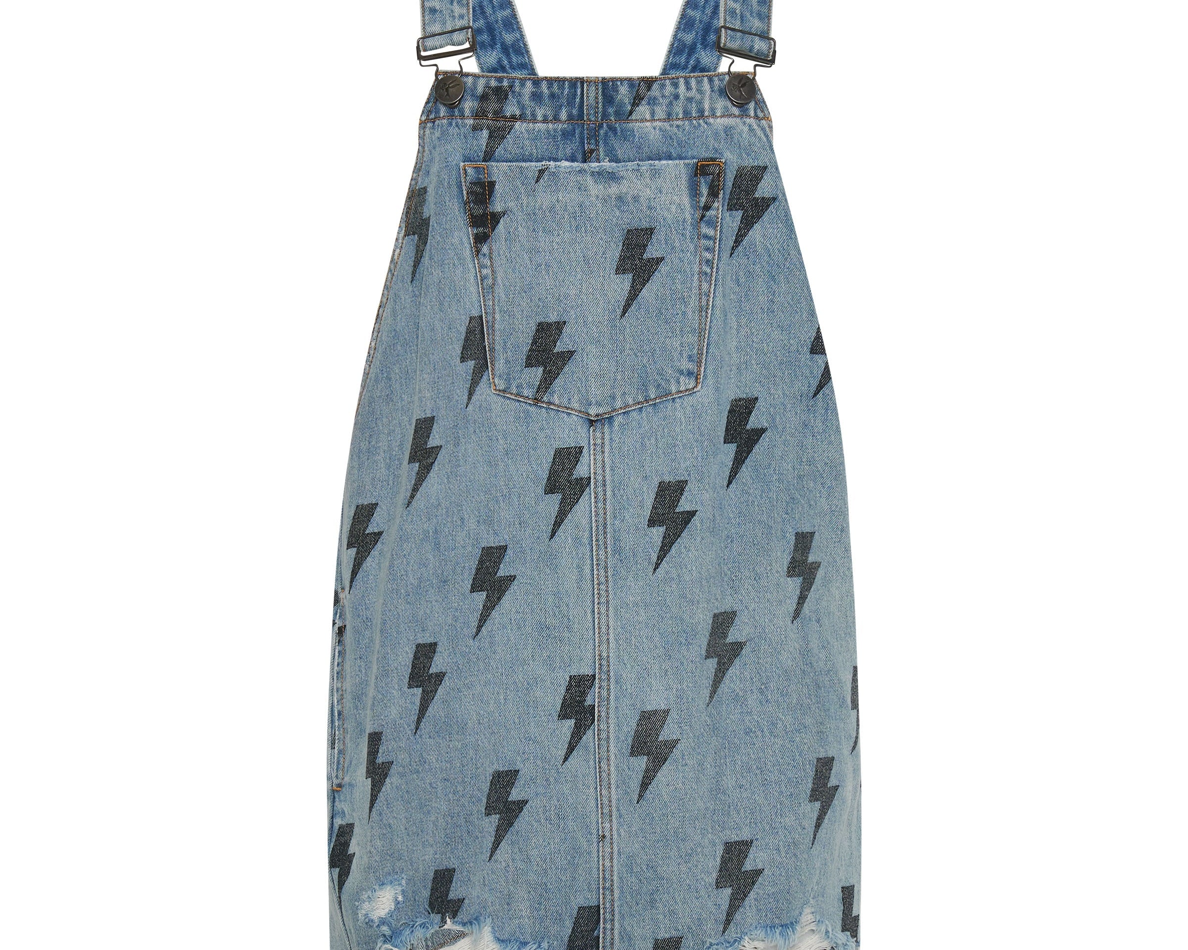 BLUE LIGHTNING PINI DENIM DRESS