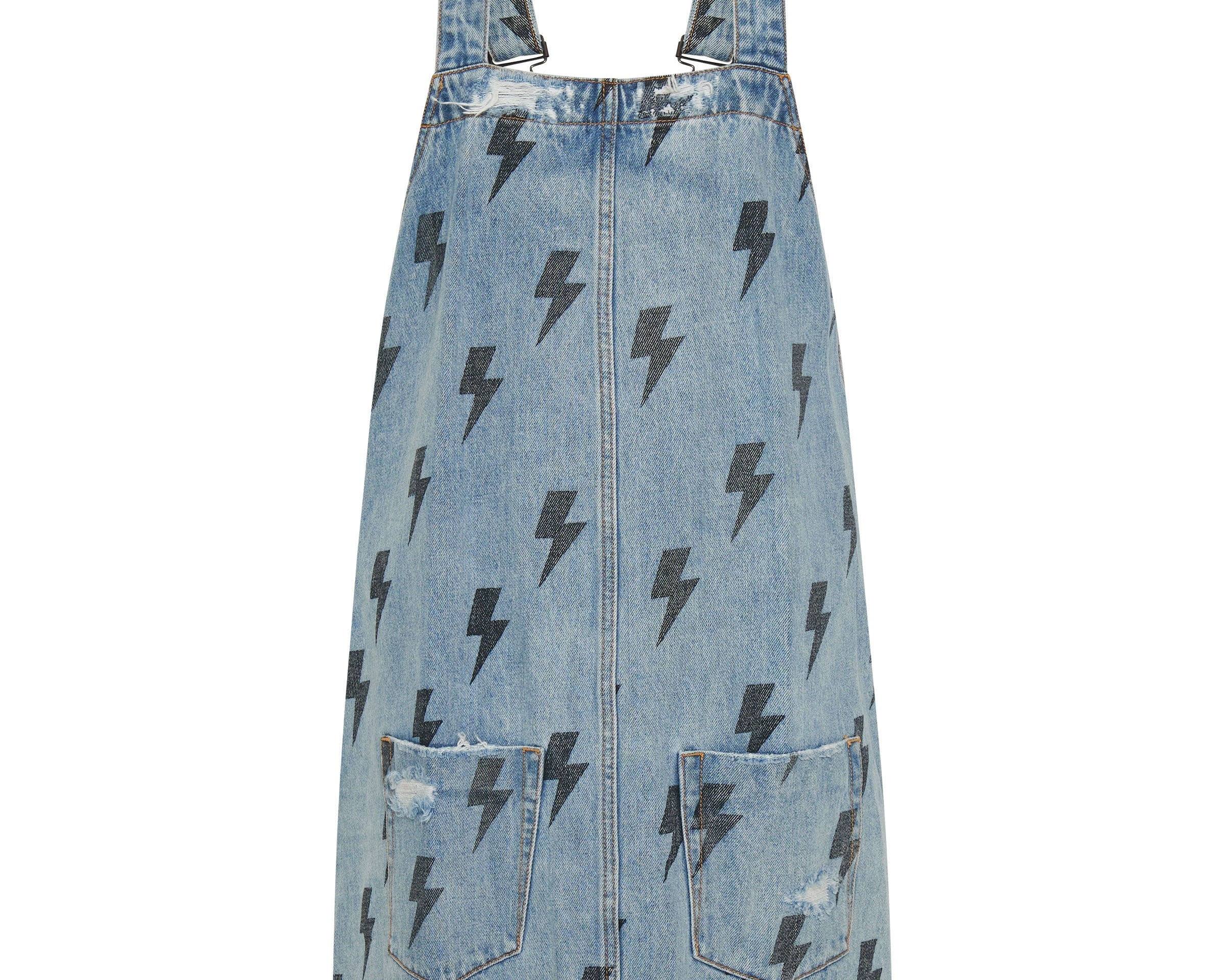 BLUE LIGHTNING PINI DENIM DRESS