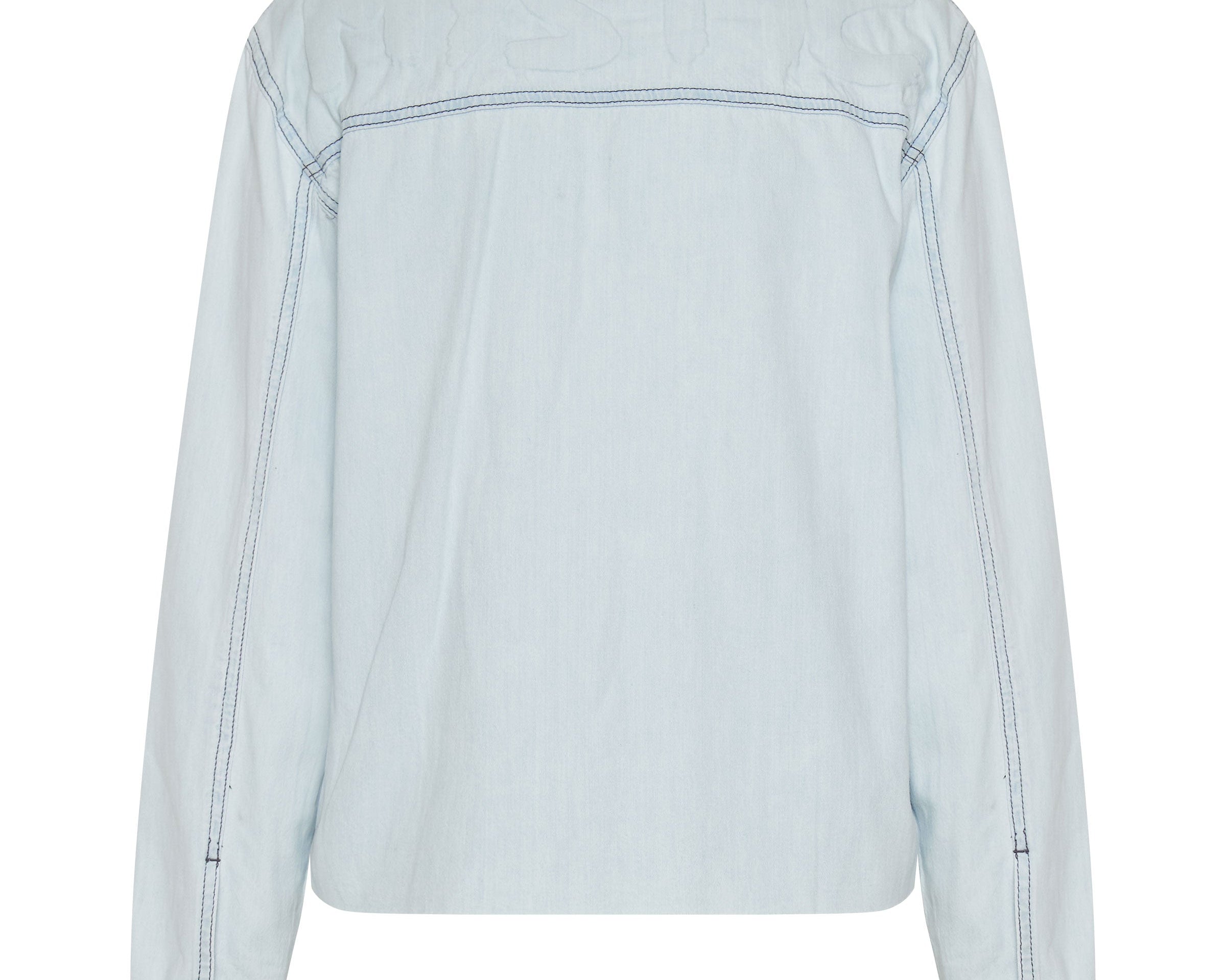 MYSTIC IMPRESSED DENIM SHIRT
