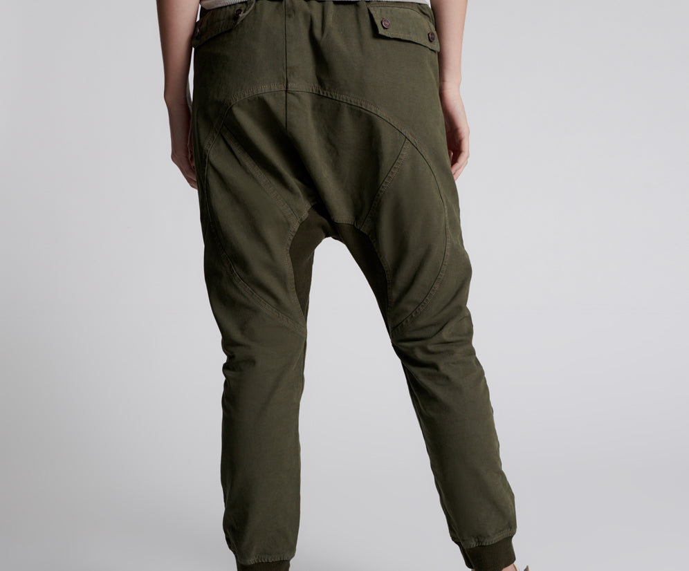 DARK KHAKI CARGO CADET PANTS