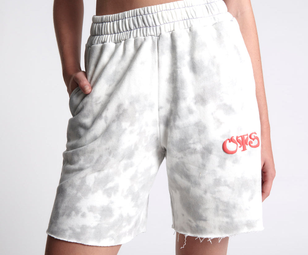 OTS HIGH WAIST KICK SHORTS WHITE