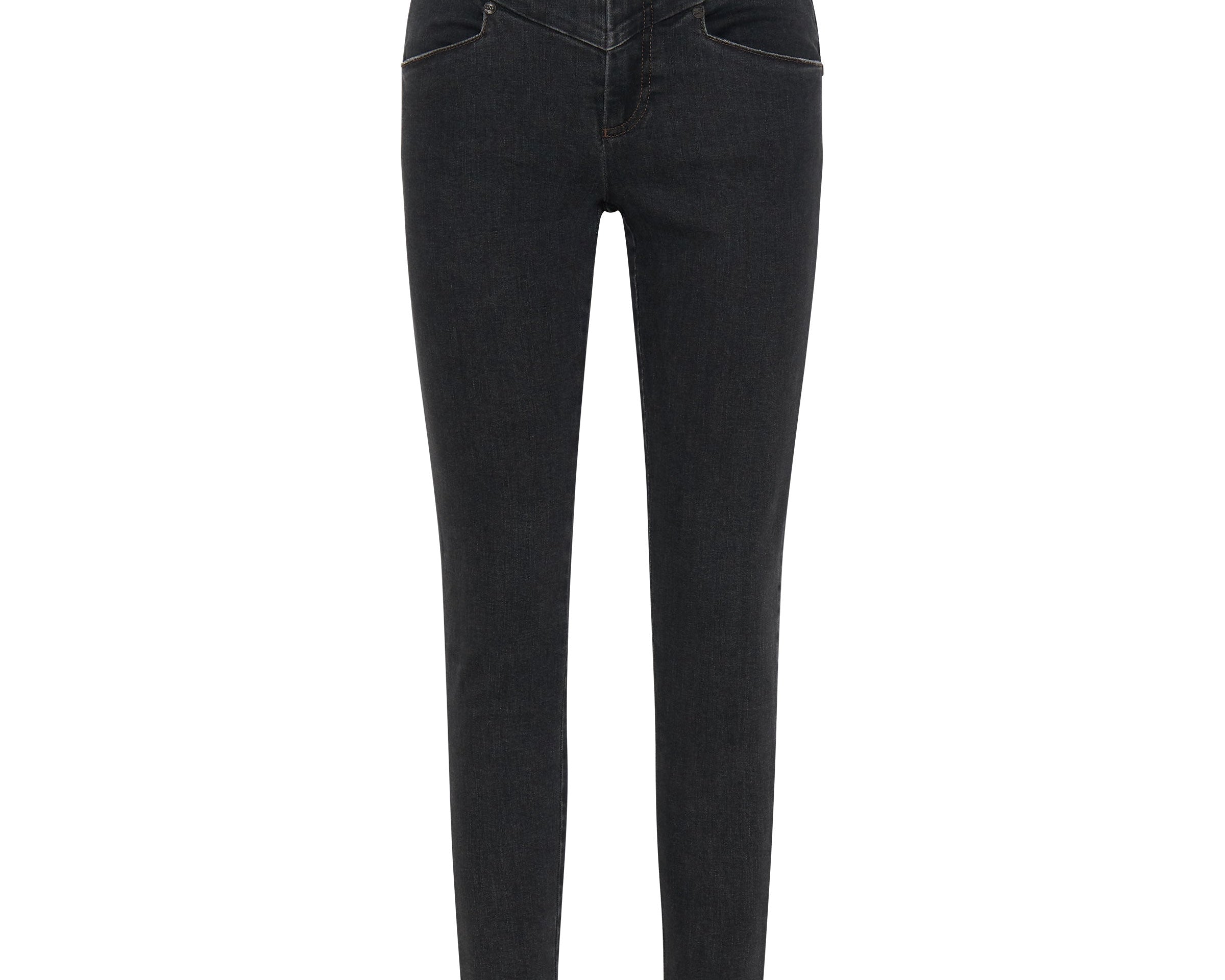 WORN BLACK PREACHERS HIGH WAIST SKINNY JEANS