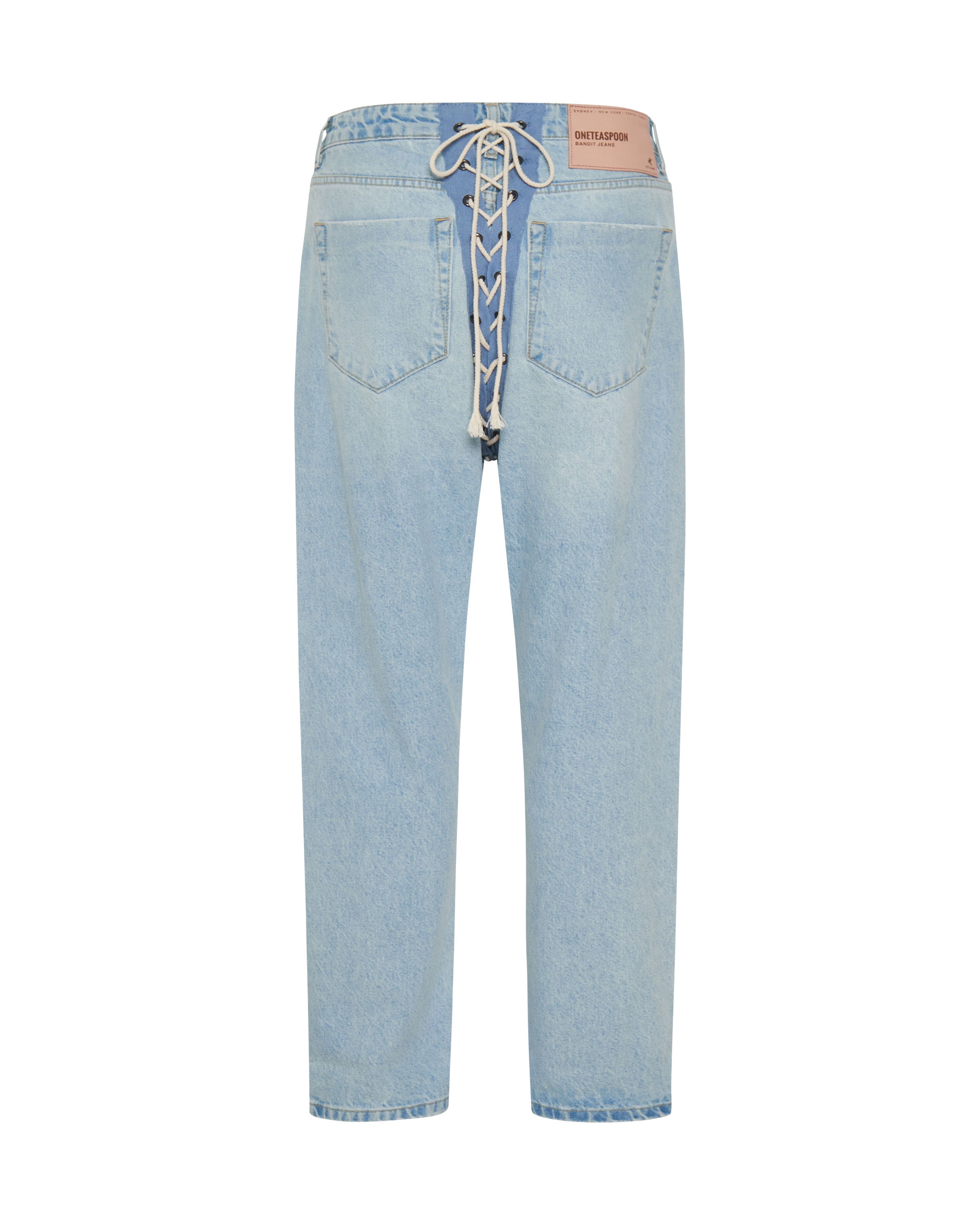 【One Teaspoon】Bandits ローウエストデニム/Xanthe Light Blue Bandits Low Waist Denim Shorts - Blue Summer | One Teaspoon USA