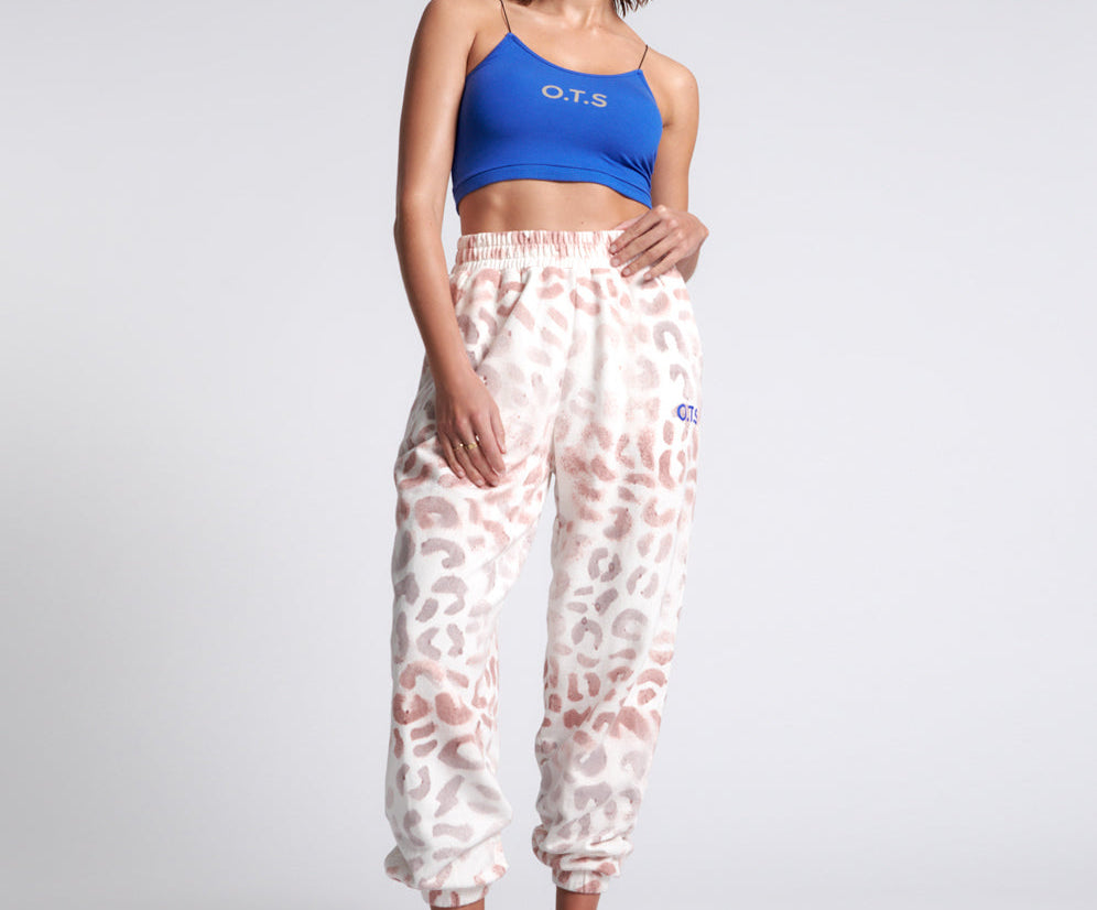 OTS HIGH WAIST KICK PANTS PINK