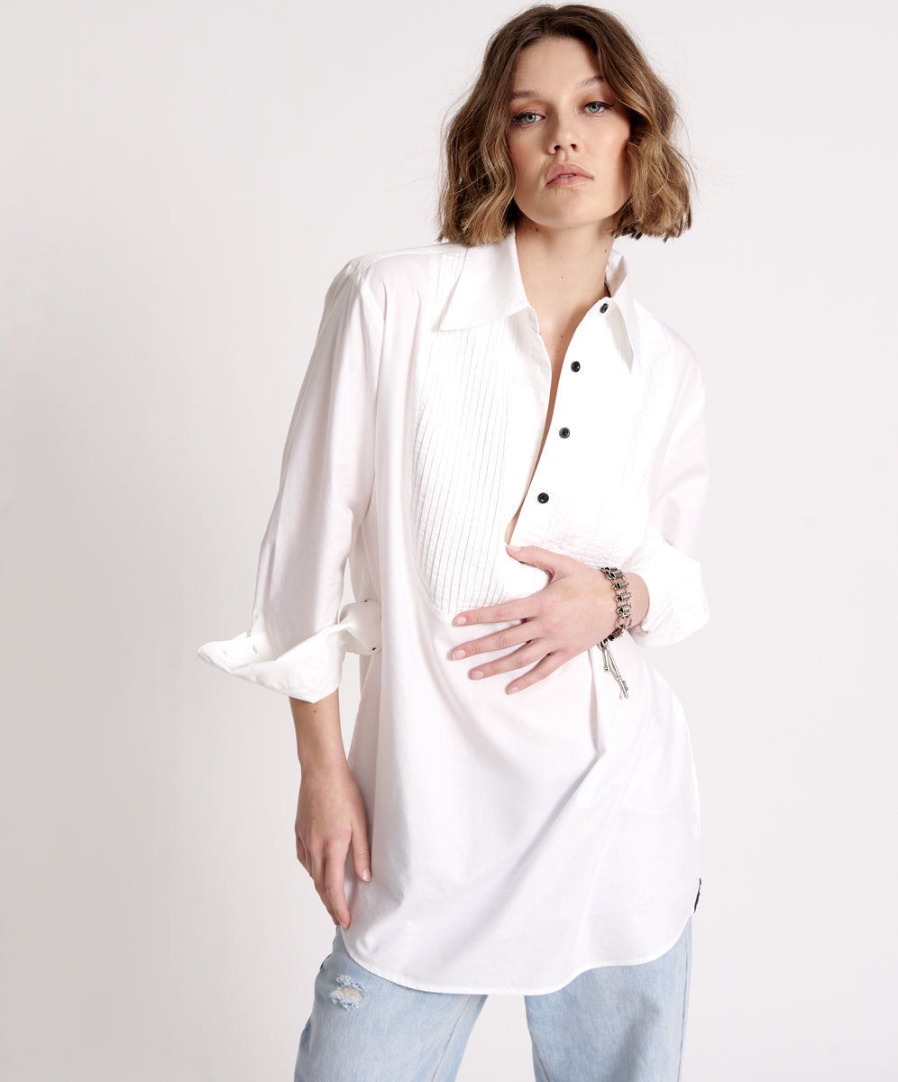 Products TUXEDO SHIRT DRESS