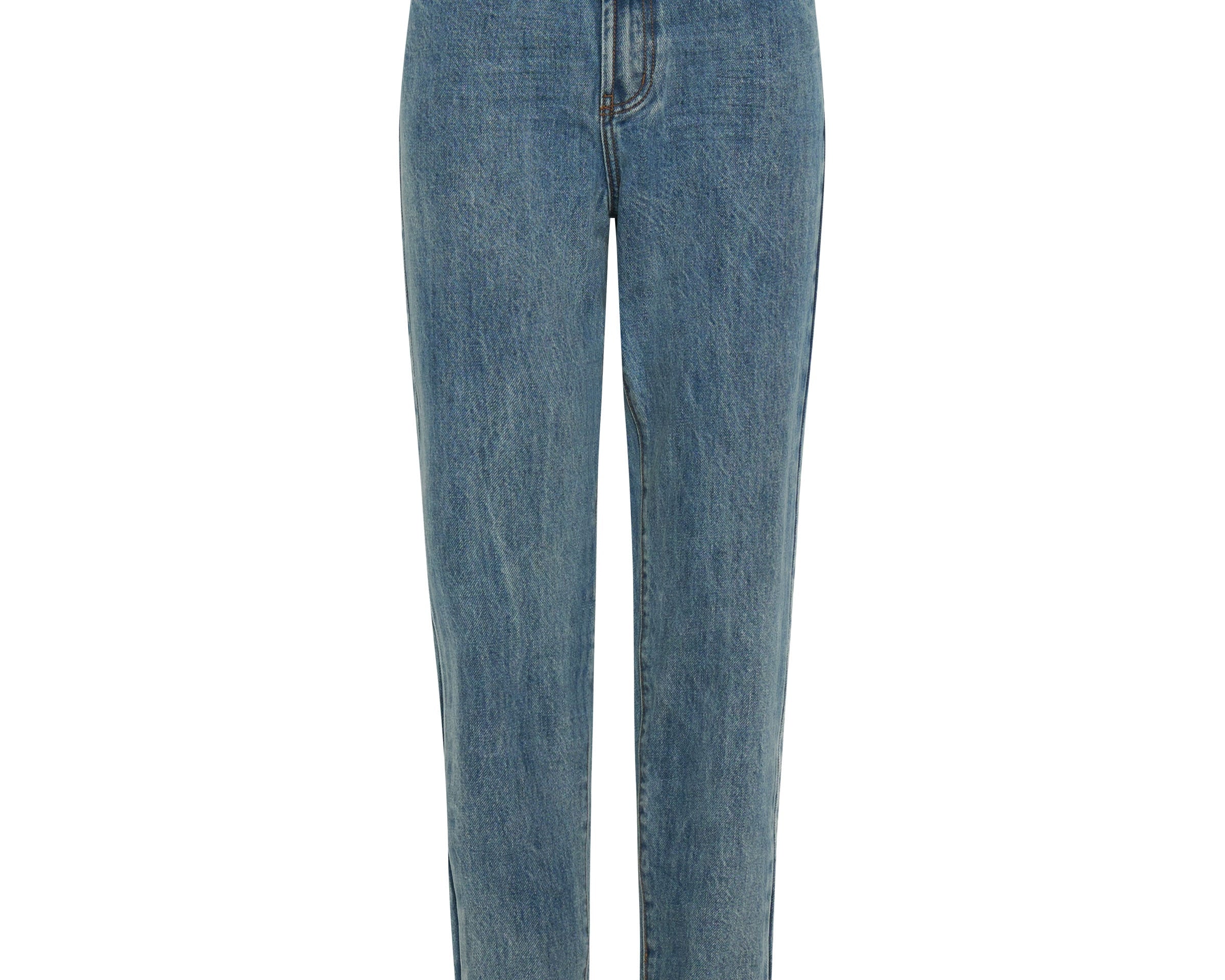 Legends High Waist Straight Leg Denim Jeans - Berlin Blue