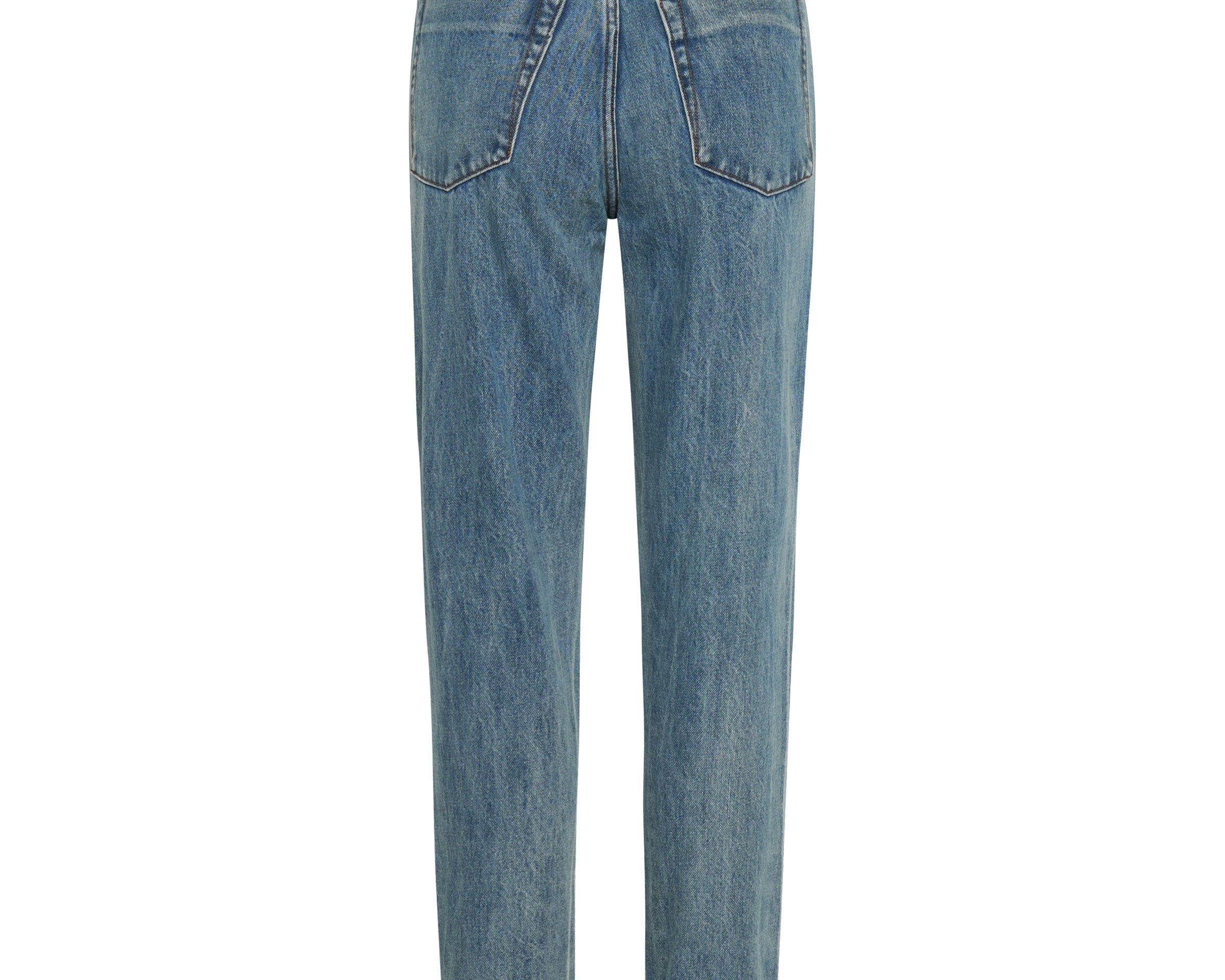 Legends High Waist Straight Leg Denim Jeans - Berlin Blue