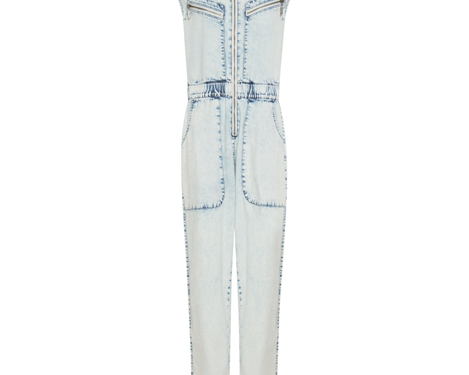 BLACK LIGHTNING SLEEVELESS OLIVIA AVIATOR JUMPSUIT