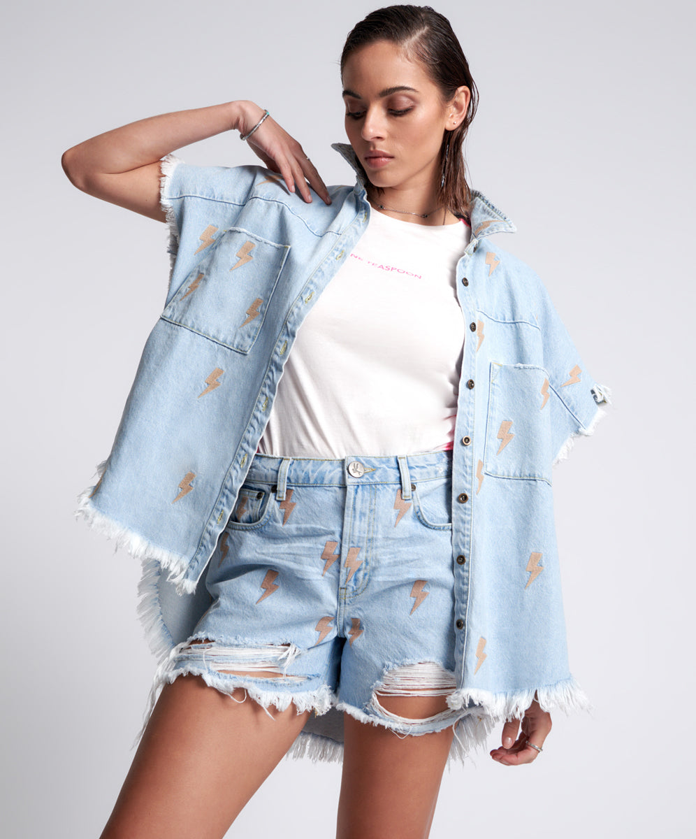 Products LIGHTNING BOLT CUT OFF DARIA SHIRT