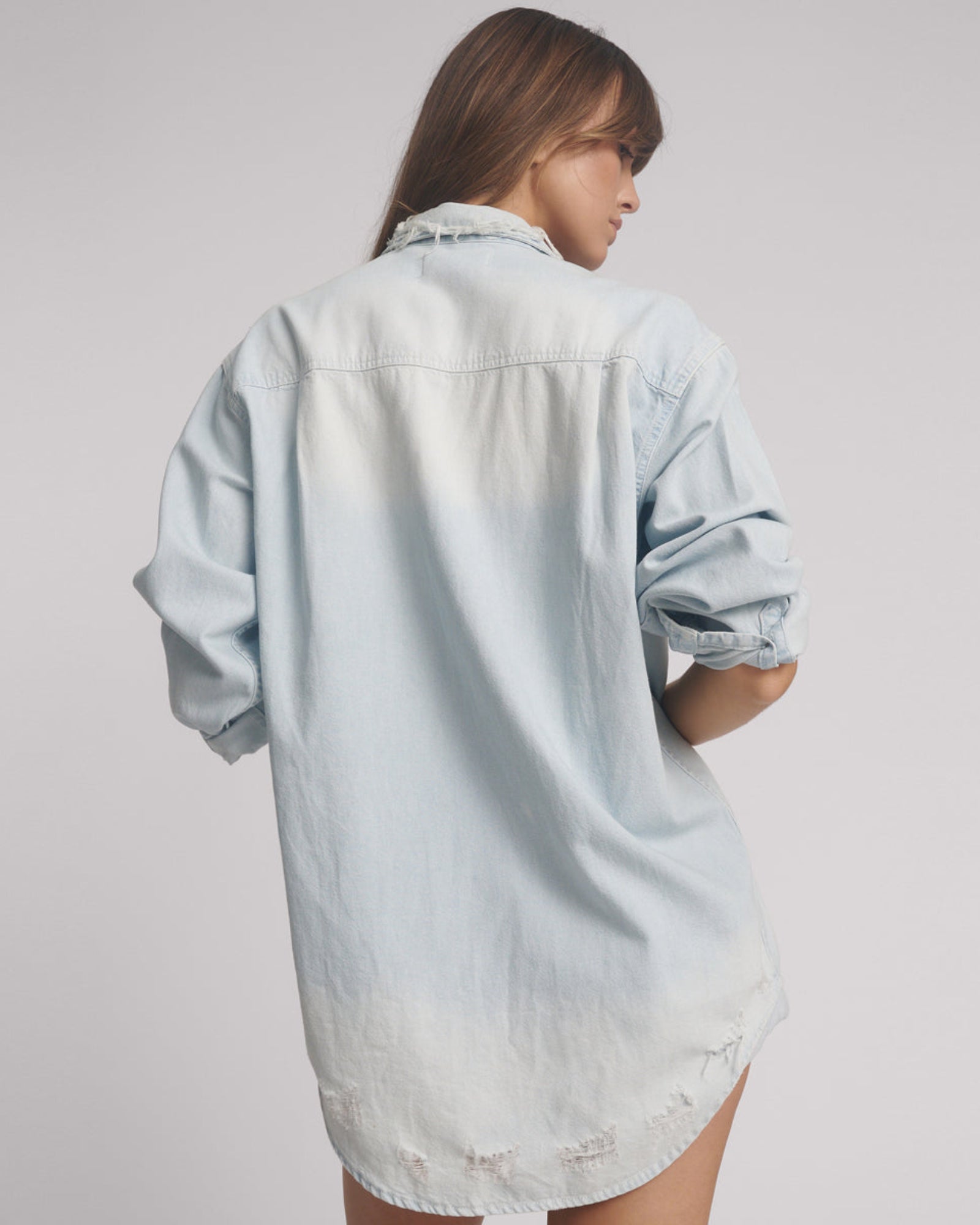 Everyday Chambray Denim Shirt - Classic | One Teaspoon USA