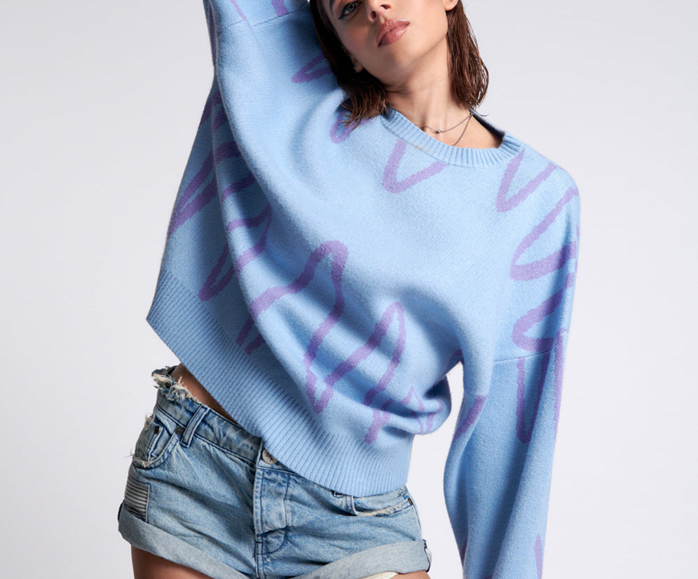 WAVE LENGTH KNIT SWEATER