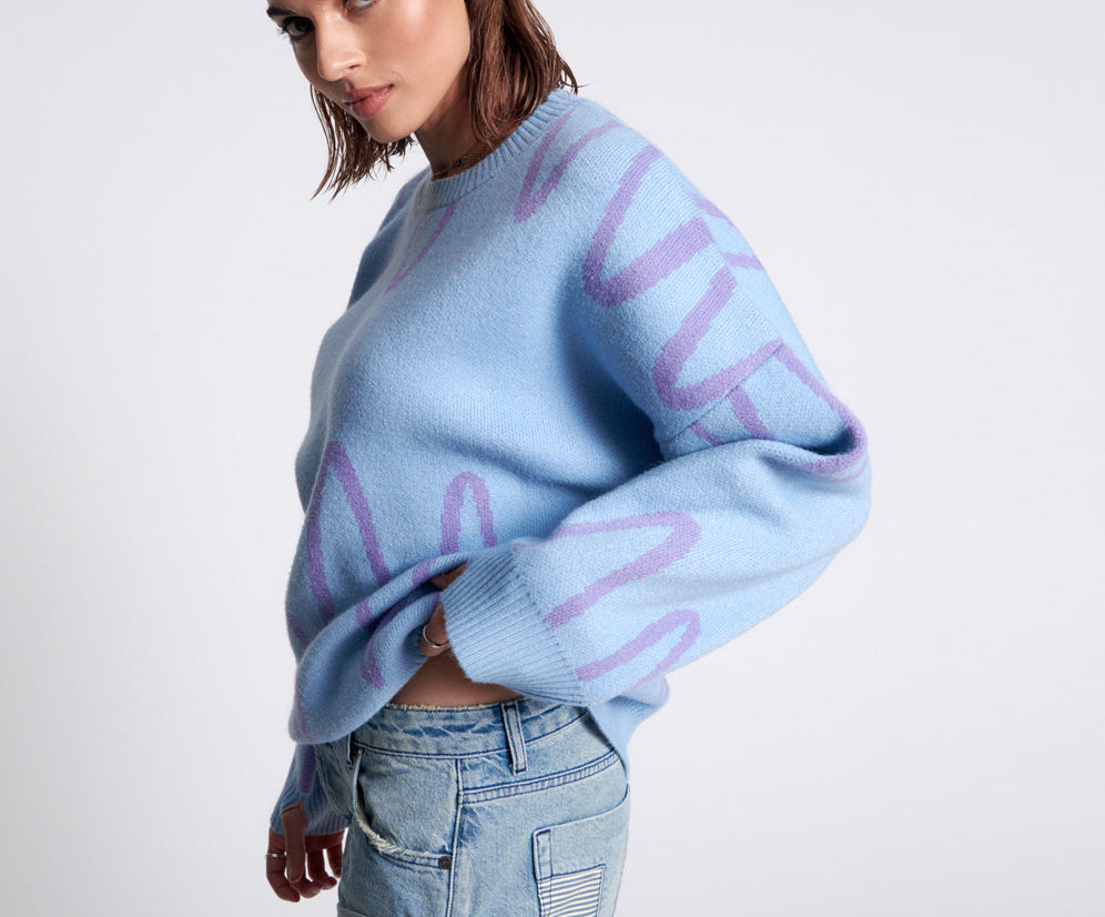 WAVE LENGTH KNIT SWEATER