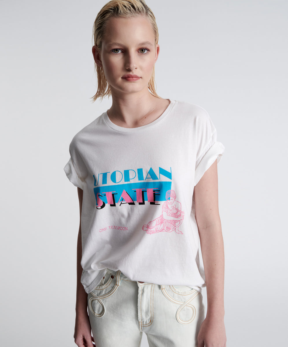 Products UTOPIAN MIAMI STATE ORGANIC UNISEX TEE