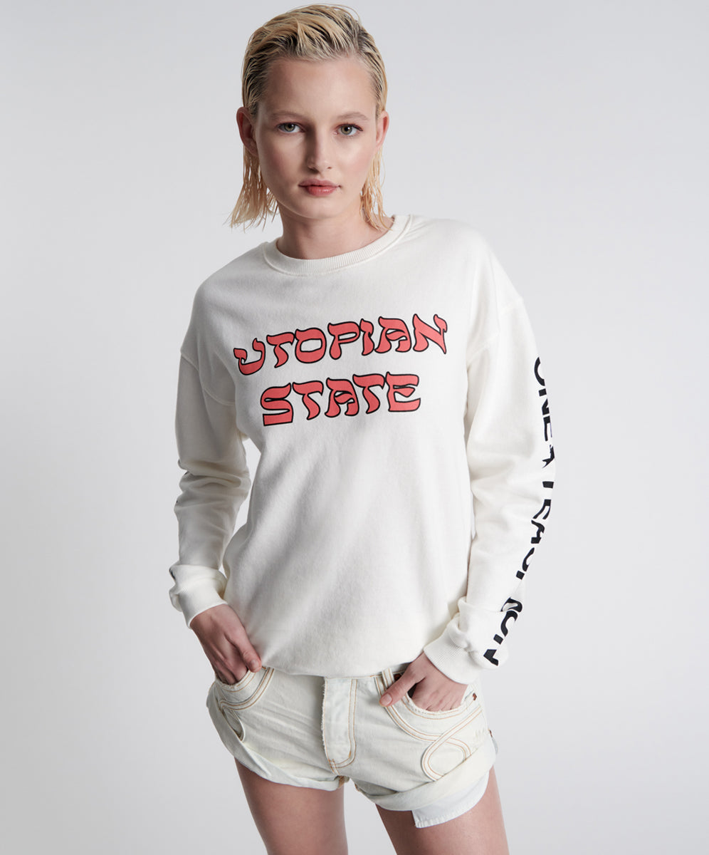 Products UTOPIAN STATE LOGO SWEATER
