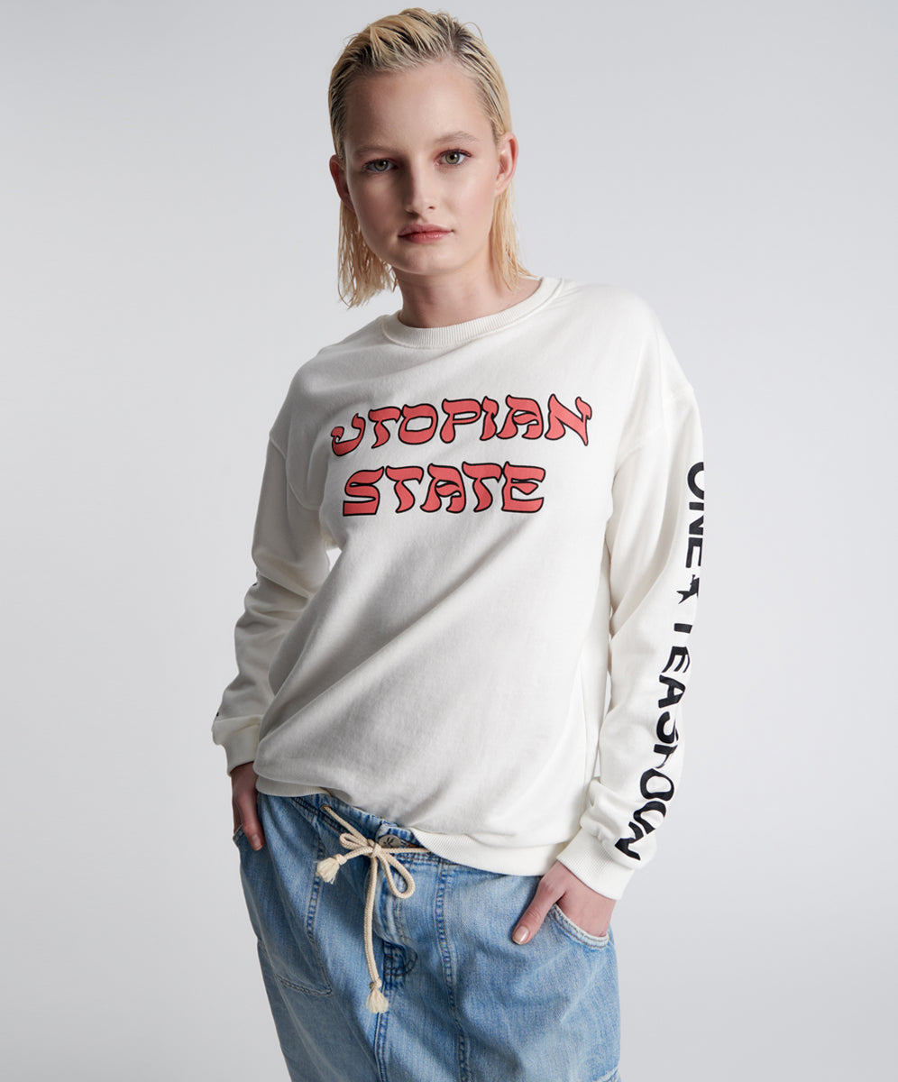 Products UTOPIAN STATE LOGO SWEATER
