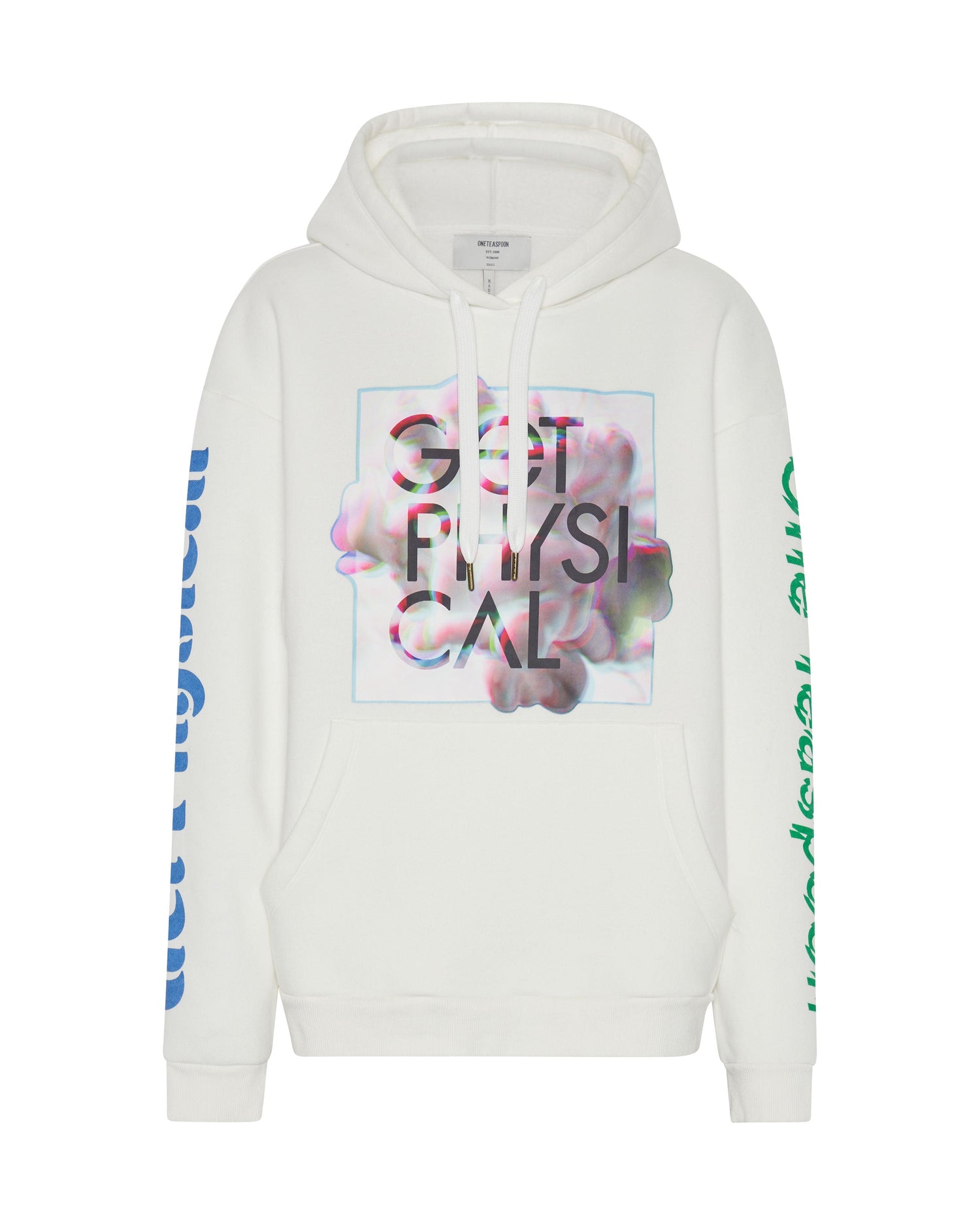 Black Friday Women's Hoodies Sale - Up to 70% off Get Physical Oversized Sweater Hoody - White