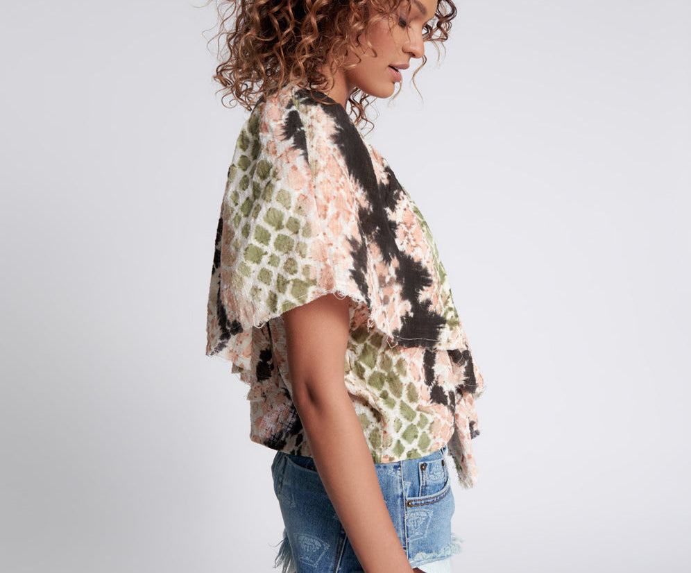 HAND PAINTED BOA TOP