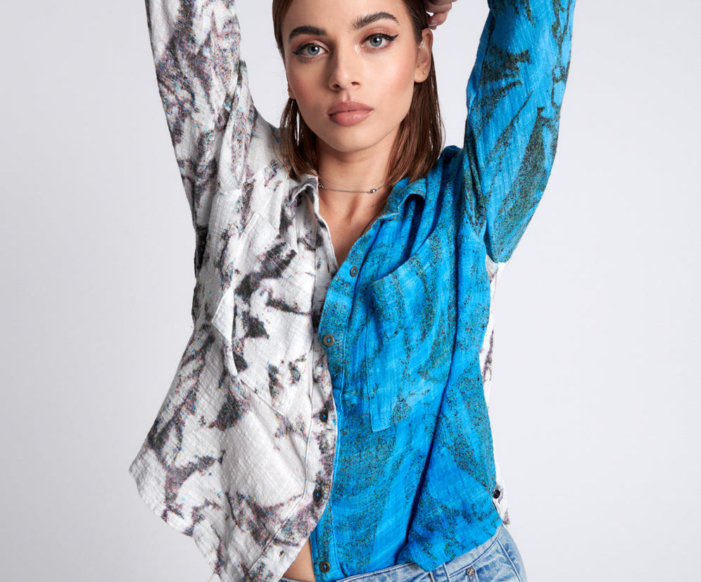 HAND PRINTED CHROMATIC SHIRT