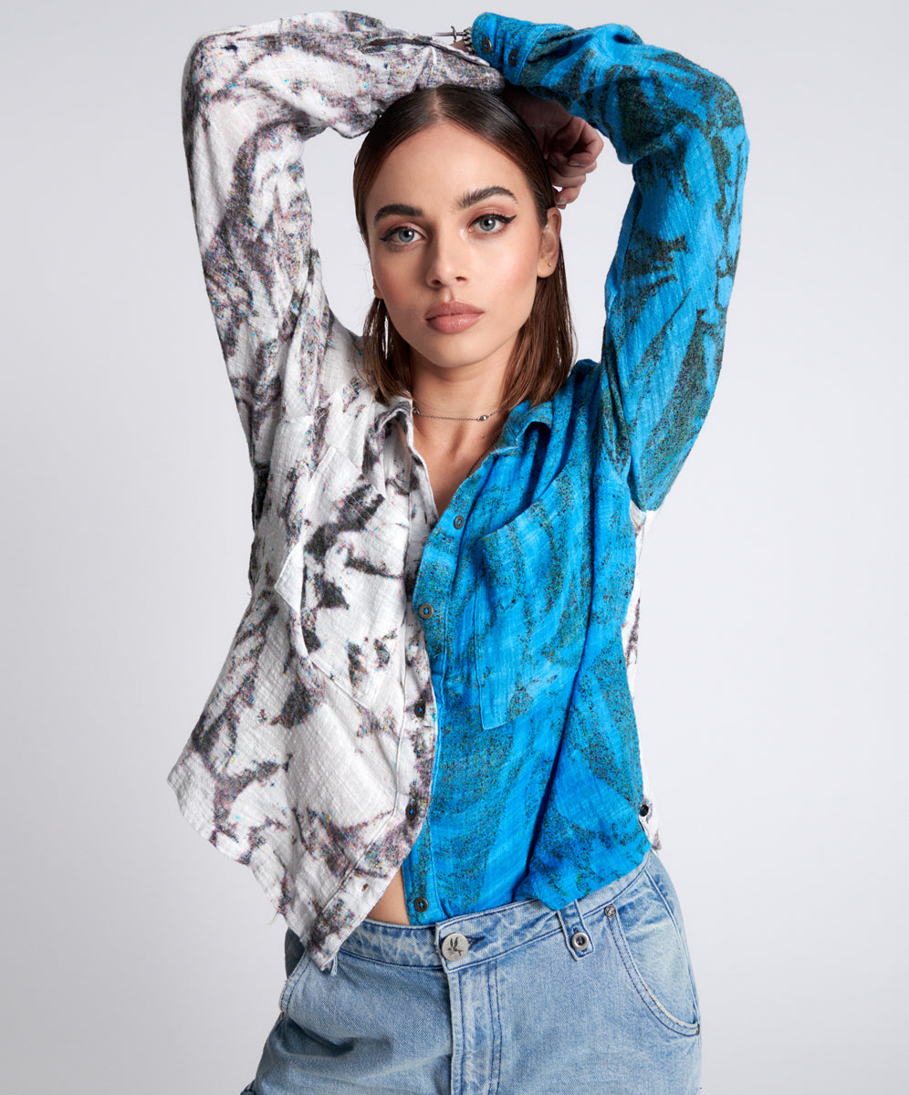 Products HAND PRINTED CHROMATIC SHIRT