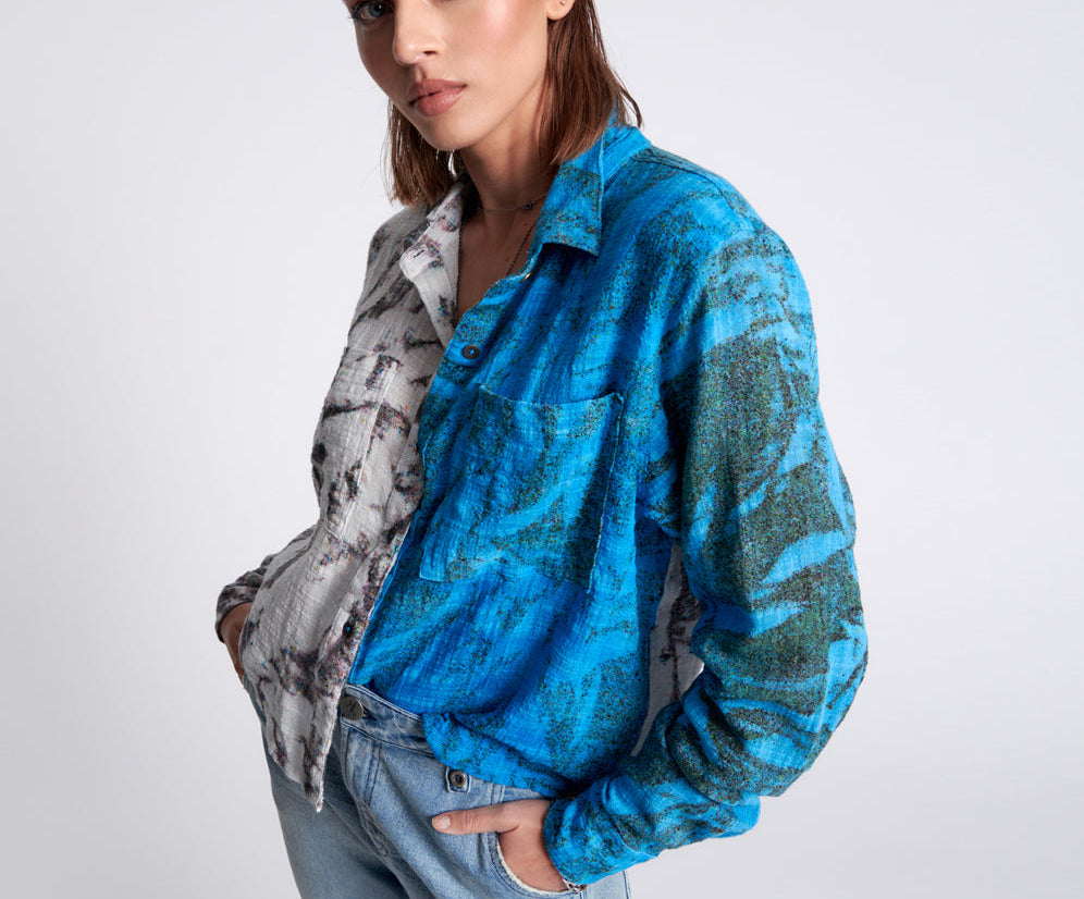HAND PRINTED CHROMATIC SHIRT