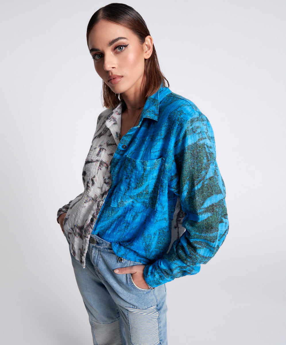 Products HAND PRINTED CHROMATIC SHIRT