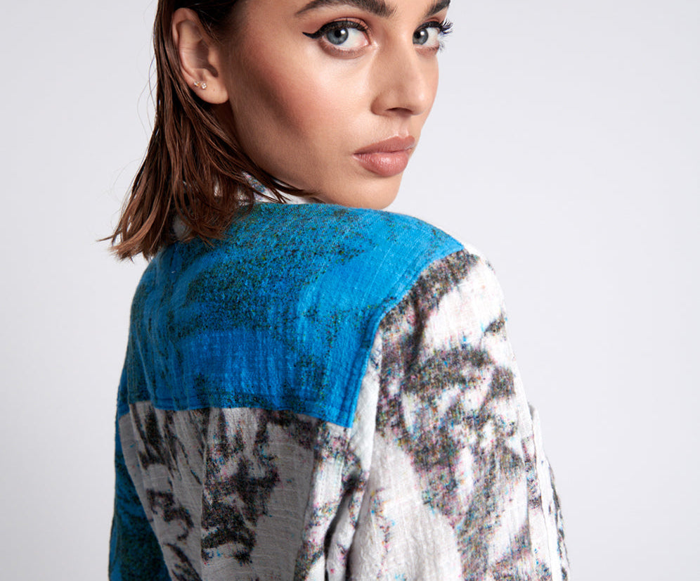 HAND PRINTED CHROMATIC SHIRT