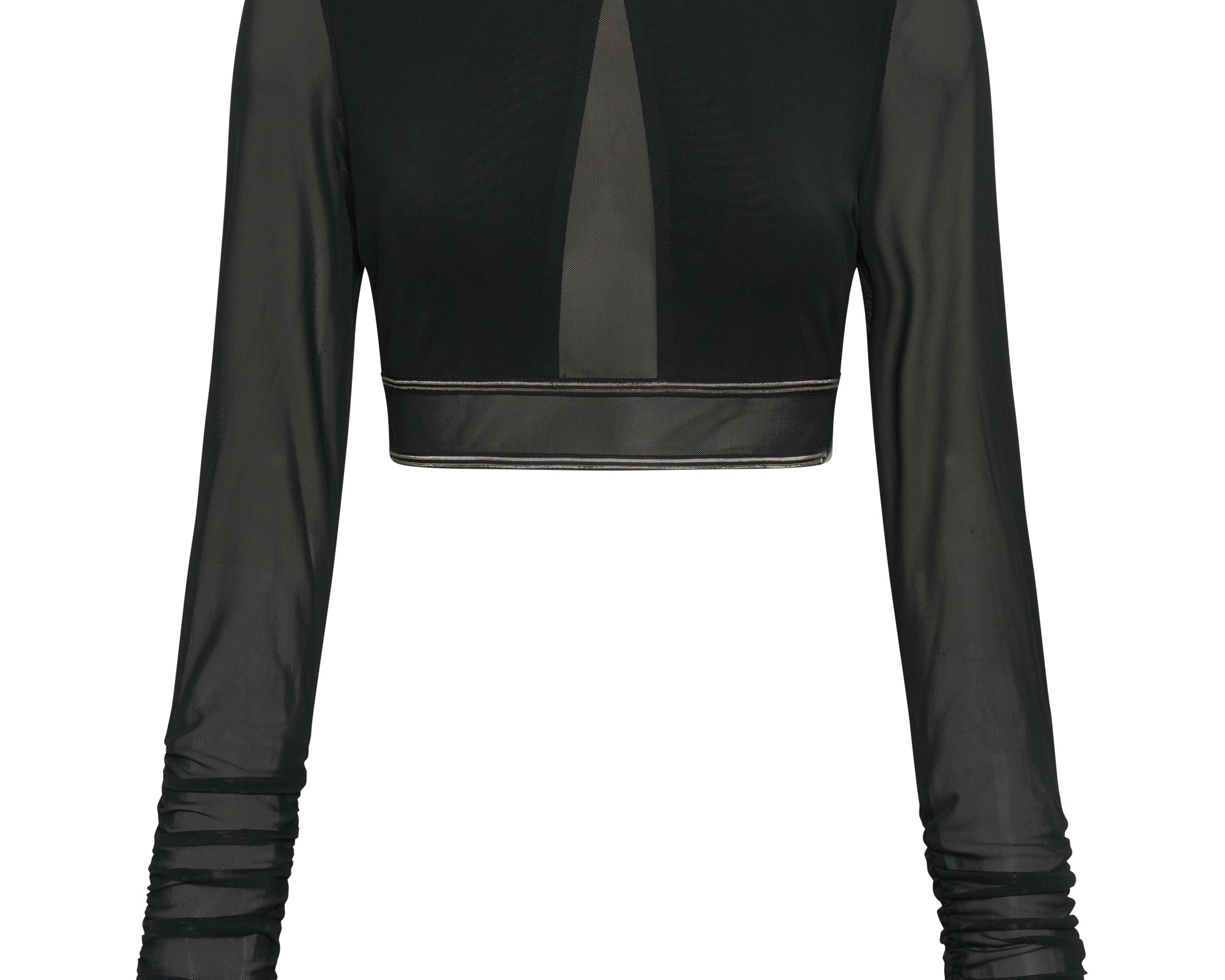 Dominator Mesh Longsleeve Top - Black
