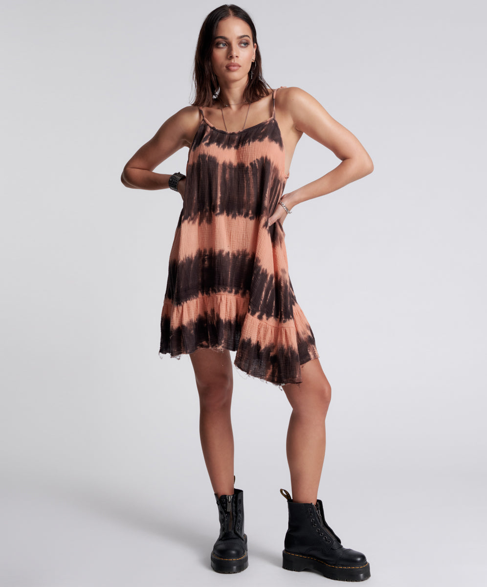 Products HAND DYED ACID TRIP ICON DRESS