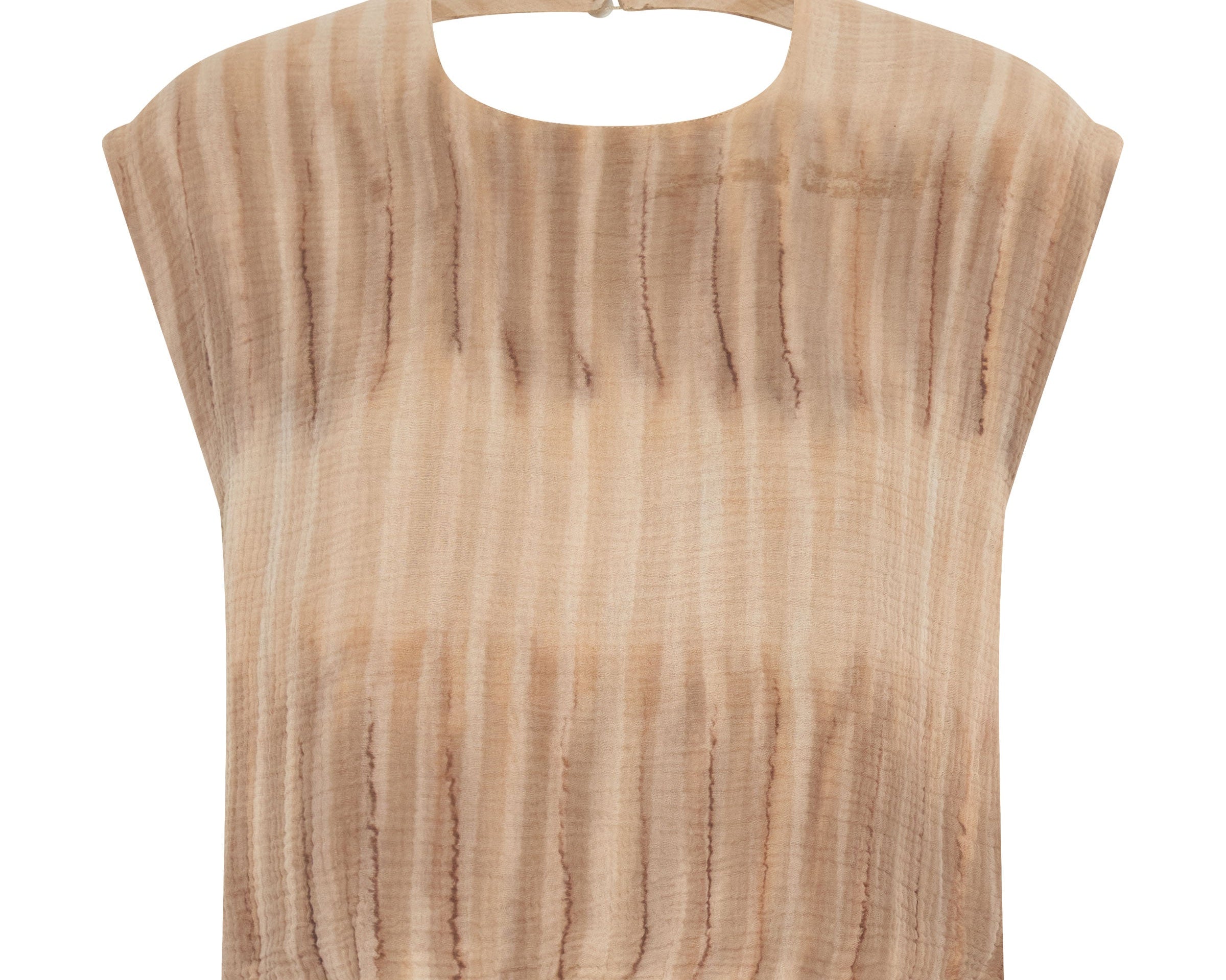 Hand Dyed Backless Bubble Top - Acid Sky