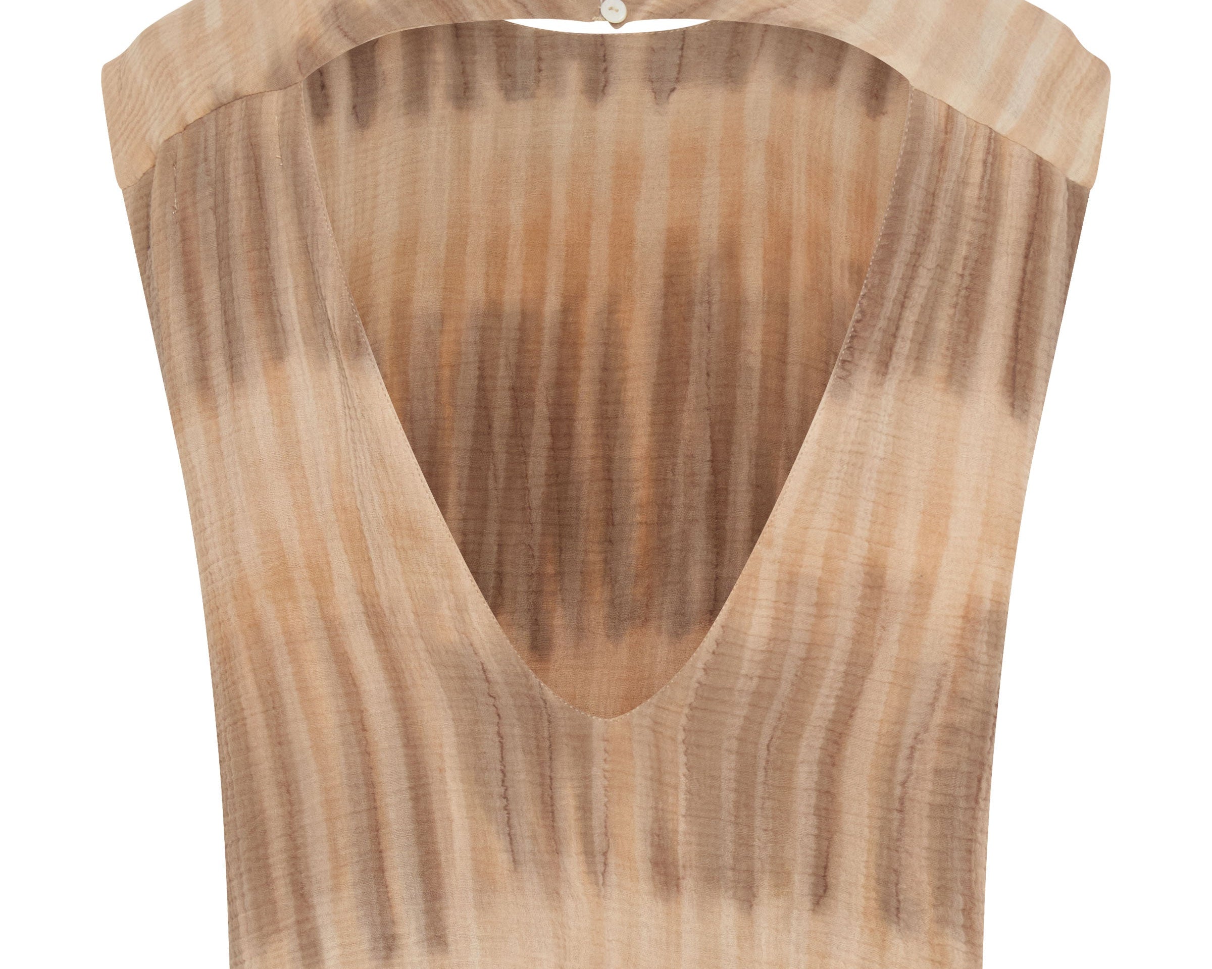 Hand Dyed Backless Bubble Top - Acid Sky