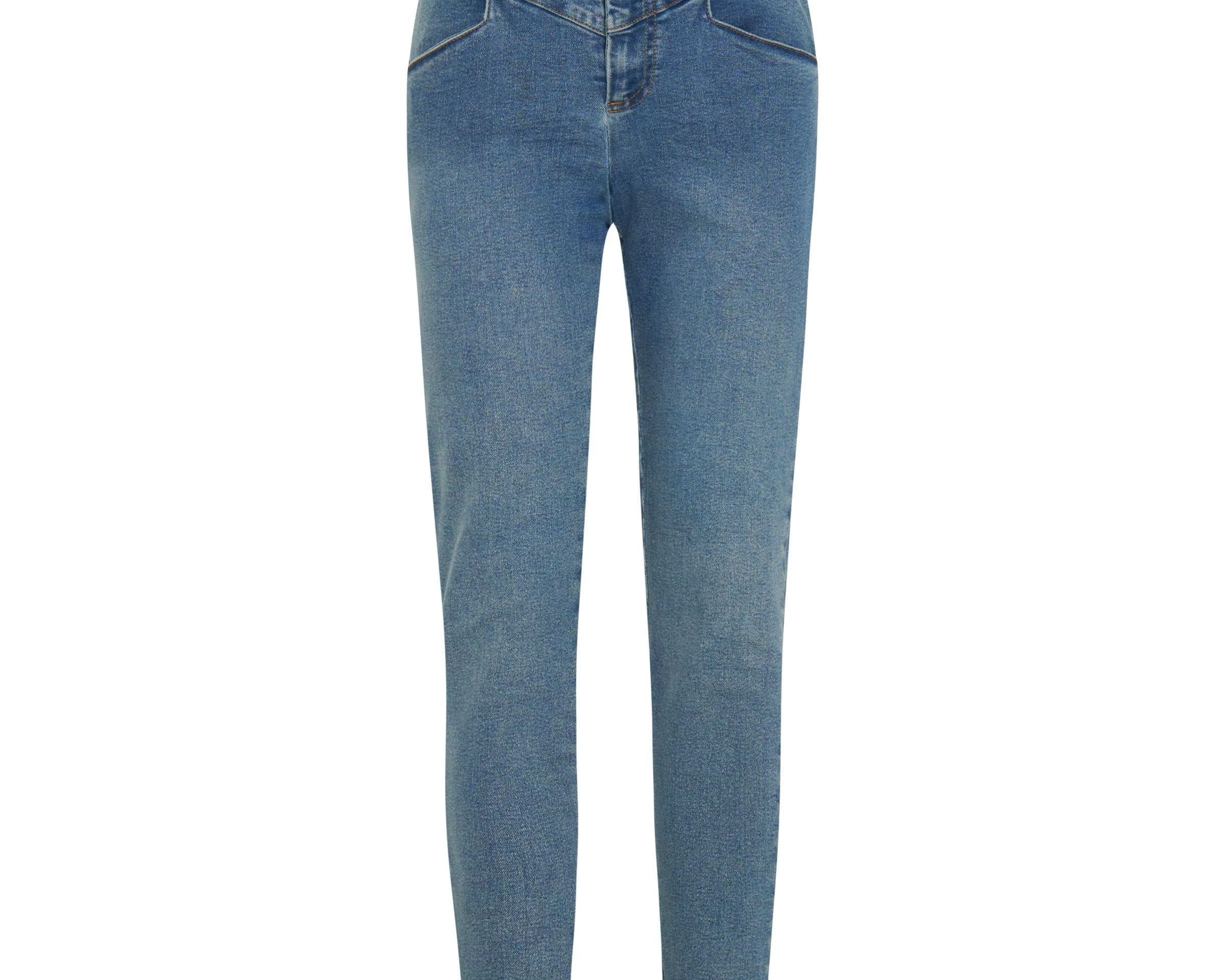 Preachers High Waist Skinny Stretch Denim Jeans - Pacifica